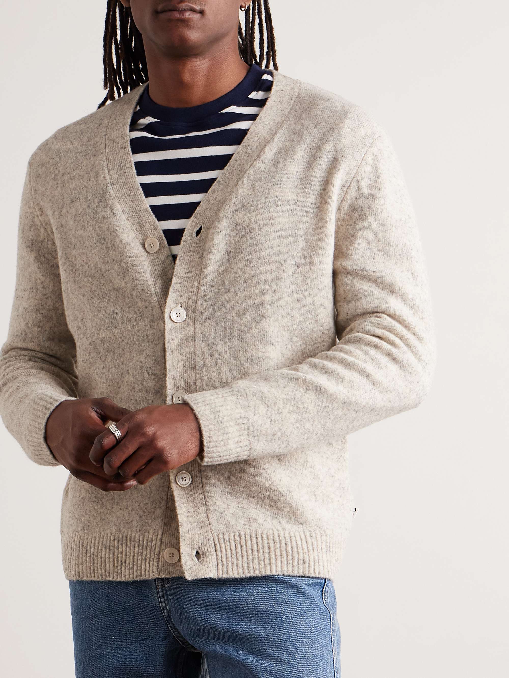 John 6683 Wool-Blend Cardigan view
