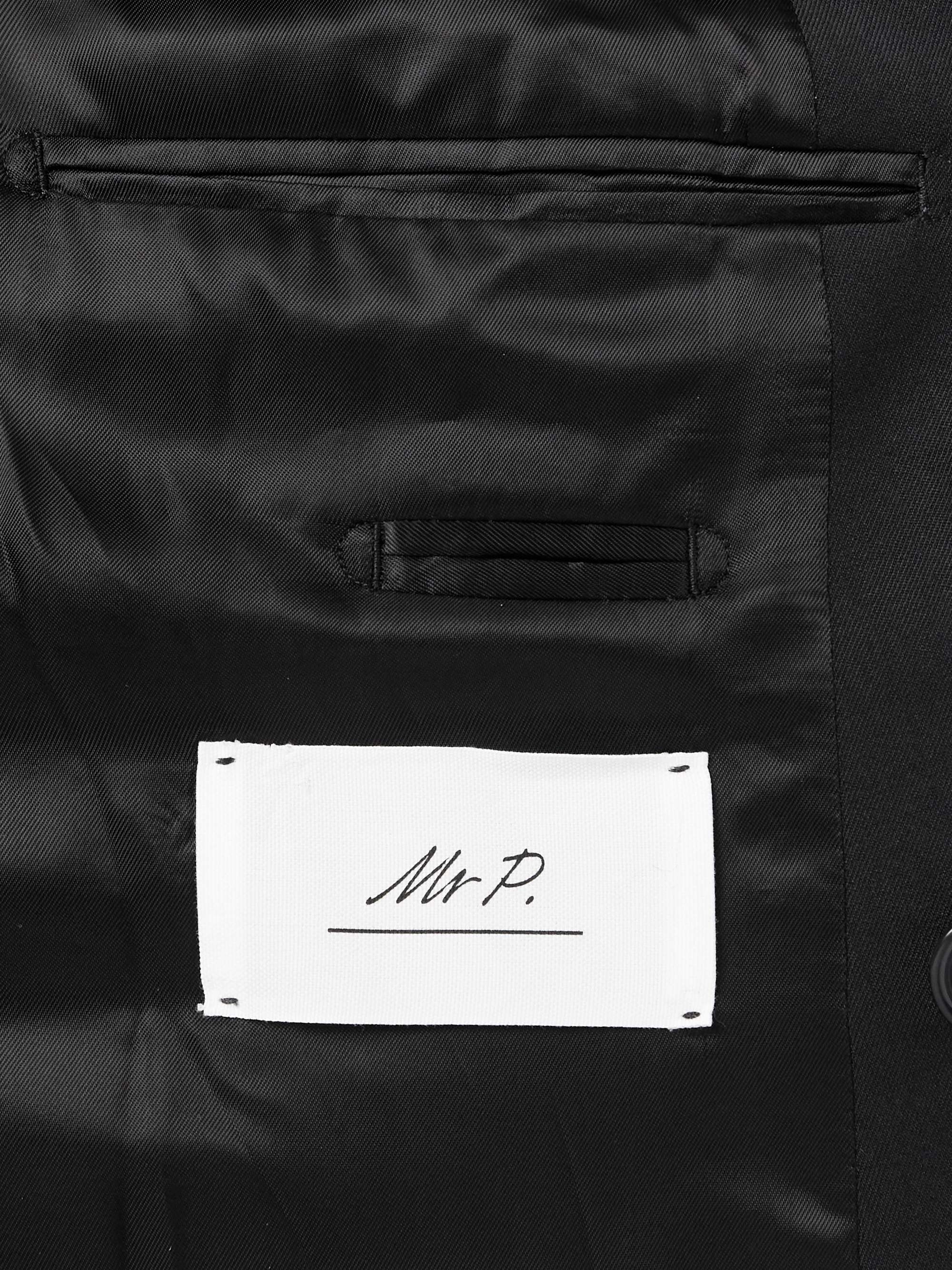 Double Breast Wool Tuxedo Jacket view