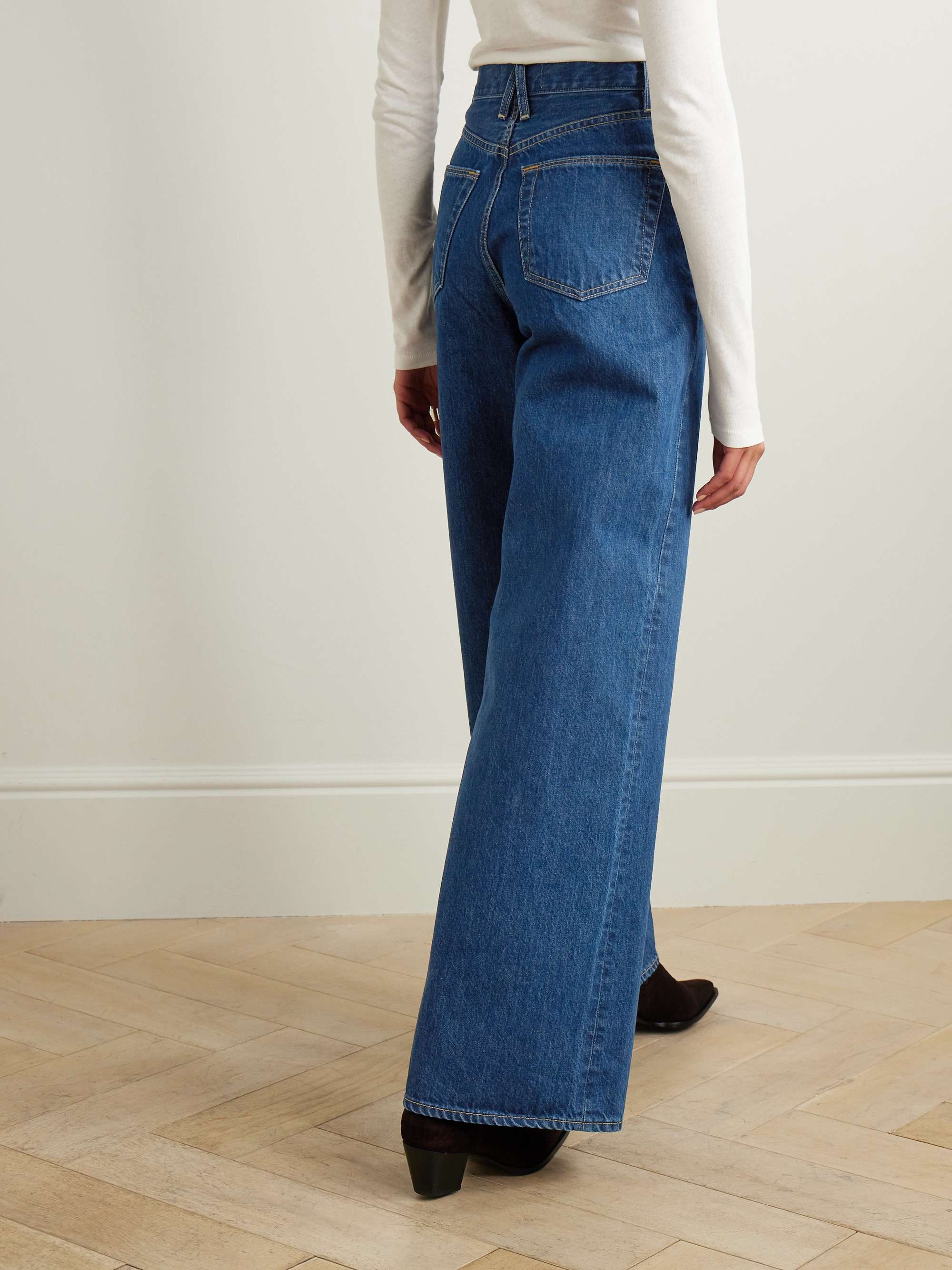 Eva high-rise wide-leg jeans view