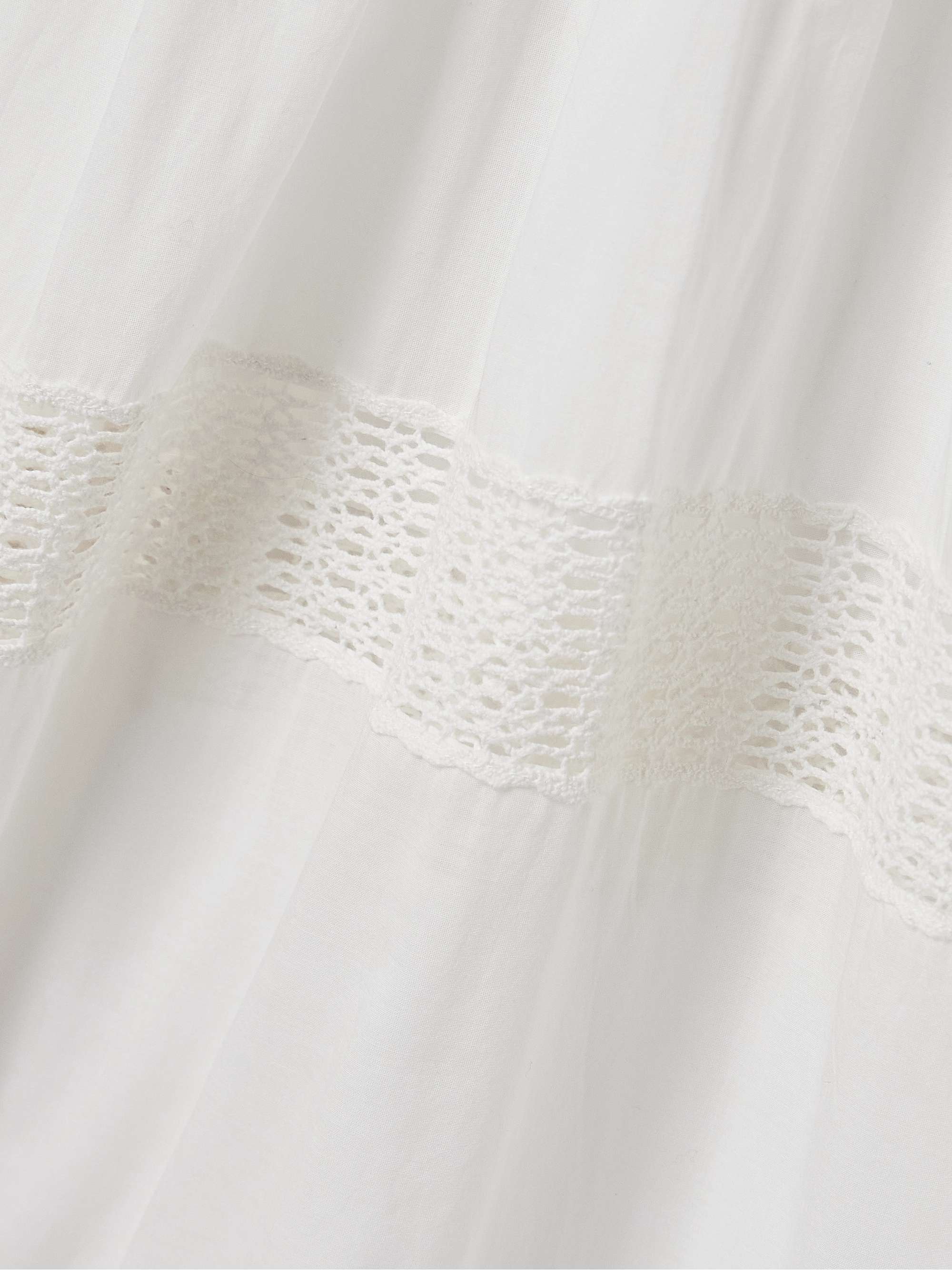 Thalia crochet-trimmed cotton-voile maxi dress view