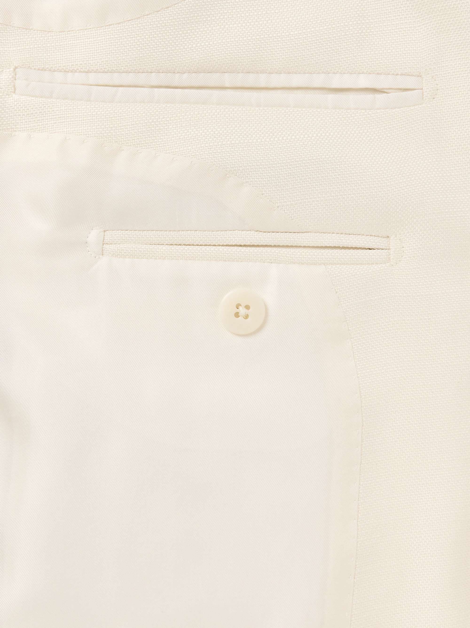 Slim-Fit Grain de Poudre Silk Tuxedo Jacket view