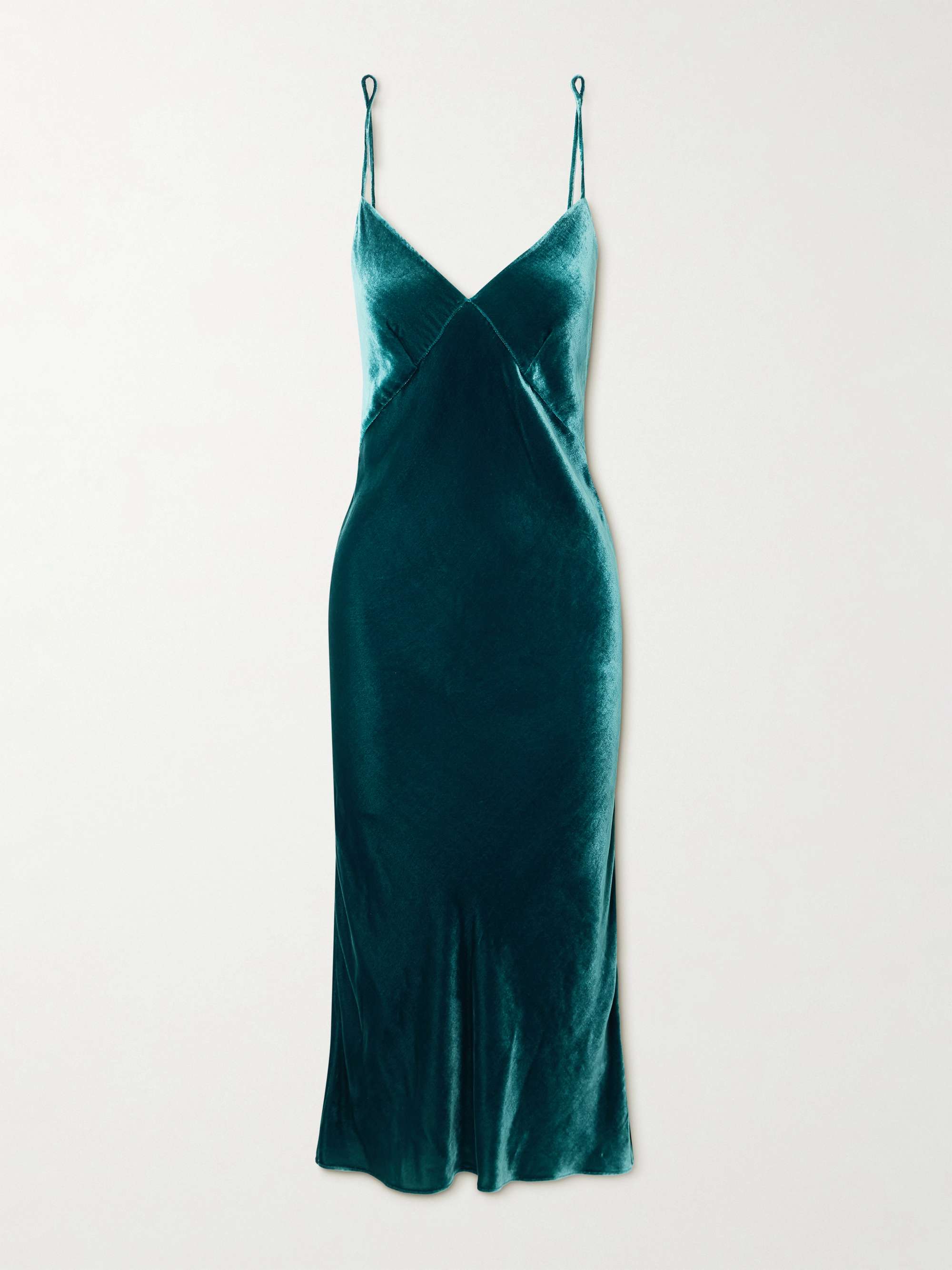 Issa velvet midi dress hero visual