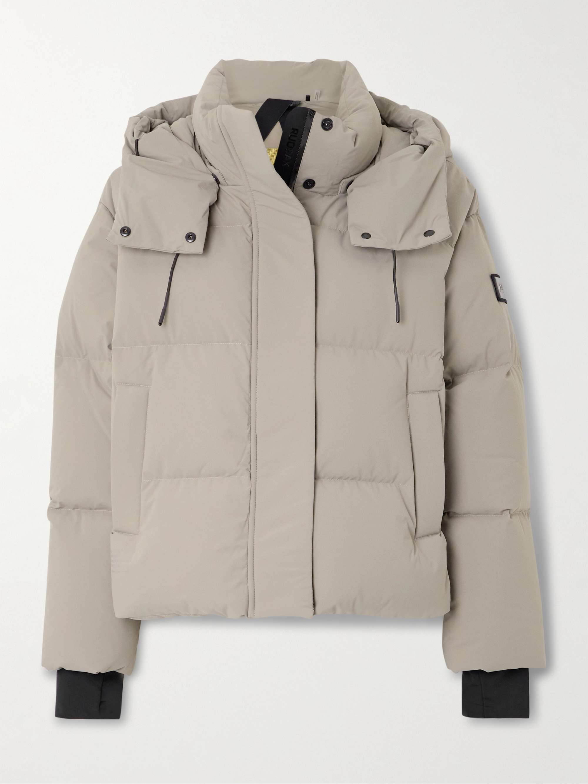 Danna appliquéd quilted hooded Soft-Stretch down ski jacket hero visual