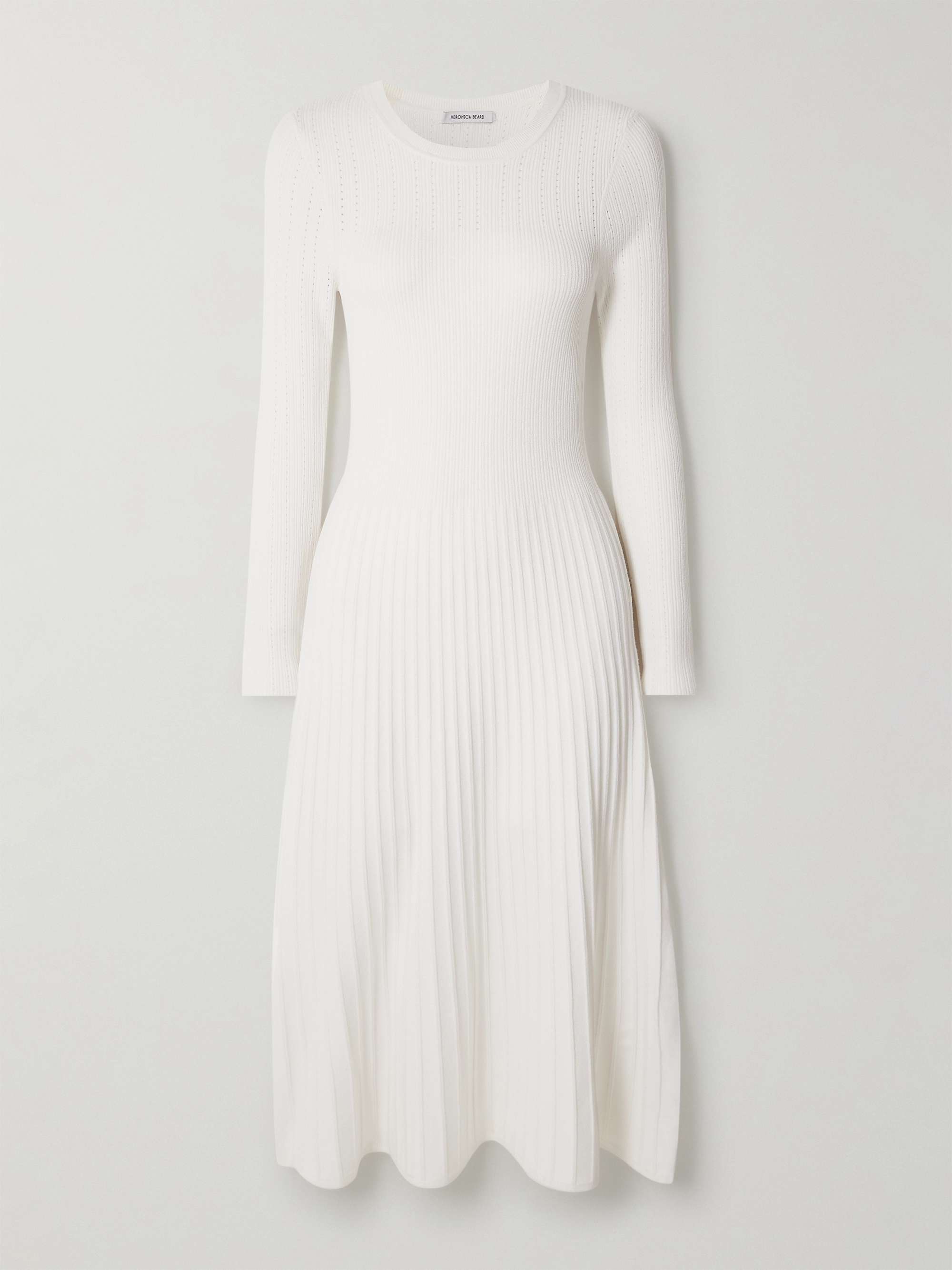 Nami pointelle-knit midi dress hero visual