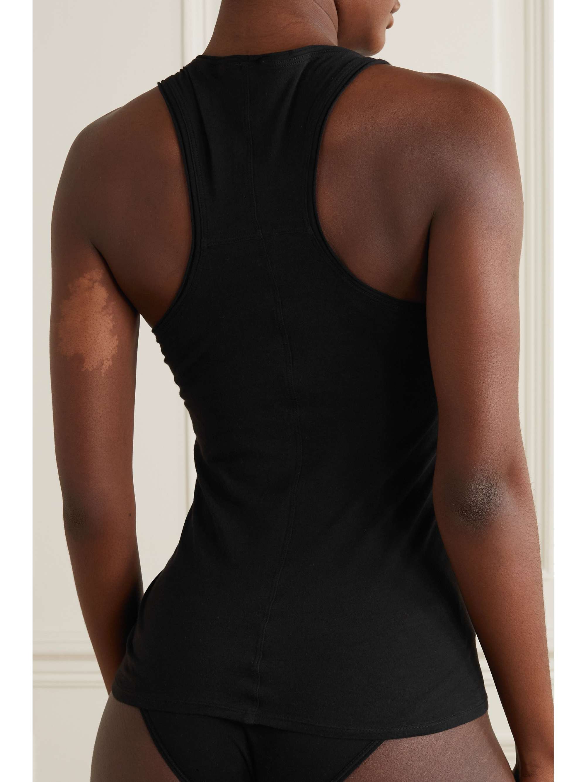+ NET SUSTAIN set of two organic Pima cotton-jersey tanks view
