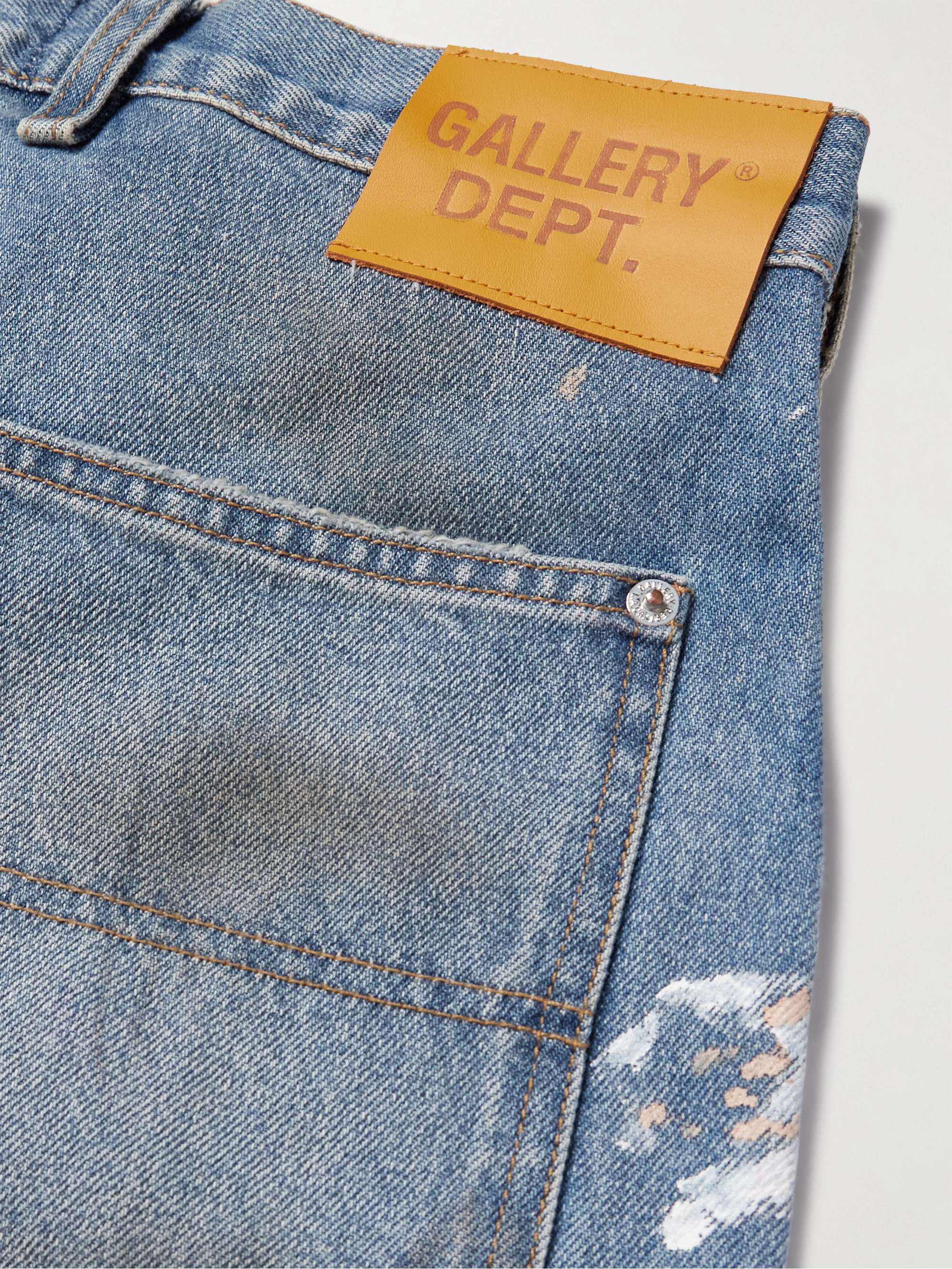 Branko Carpenter Straight-Leg Distressed Jeans view