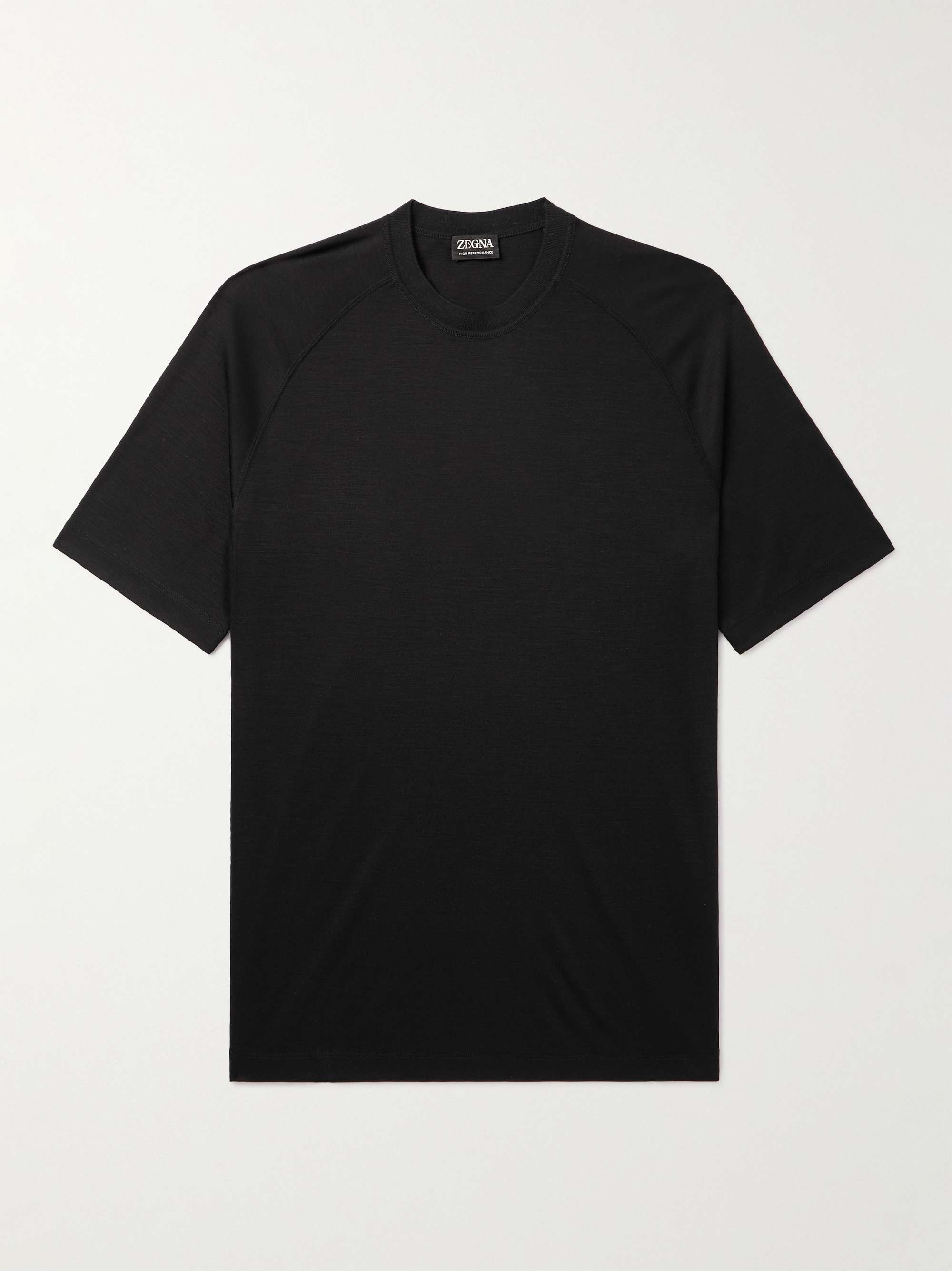 High Performance™ Wool-Jersey T-Shirt hero visual