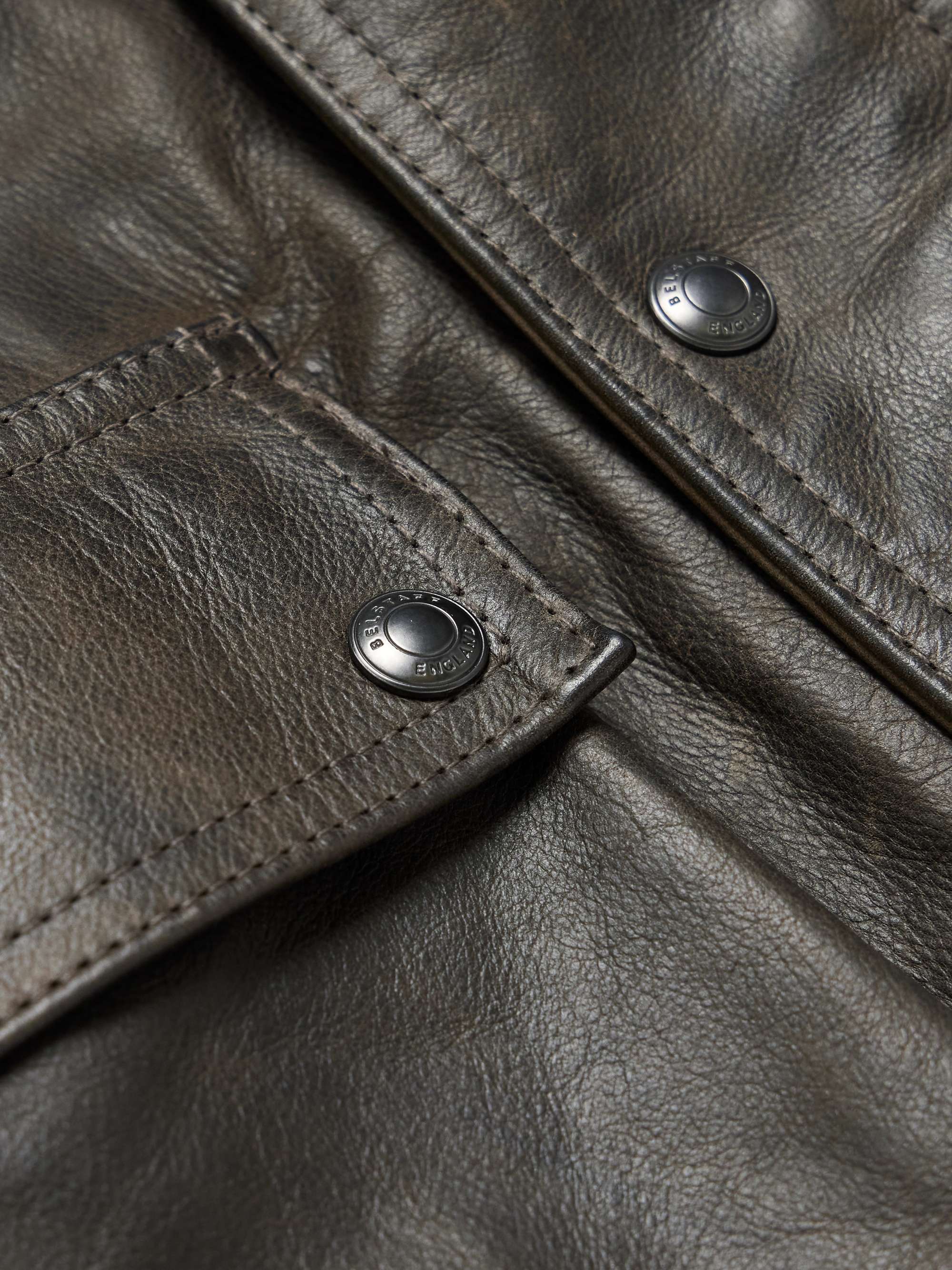 Legacy Trailmaster Panther Waxed-Leather Belted Jacket view