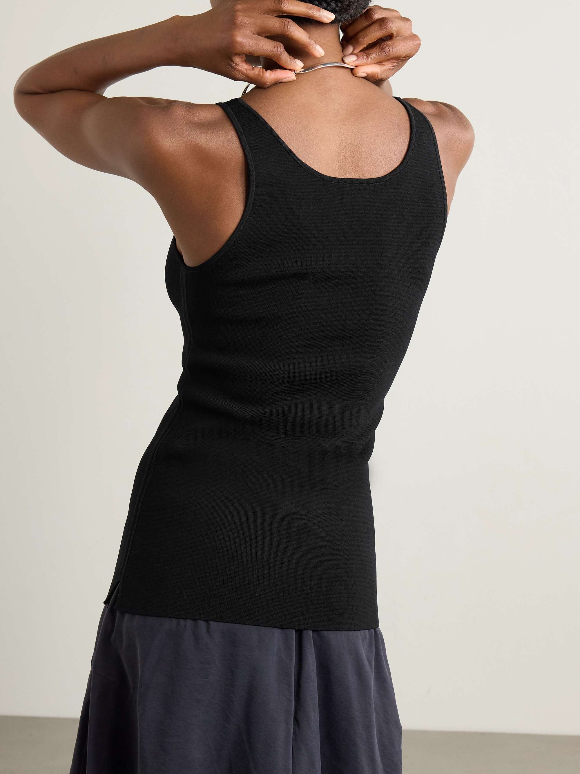 Knitted tank view