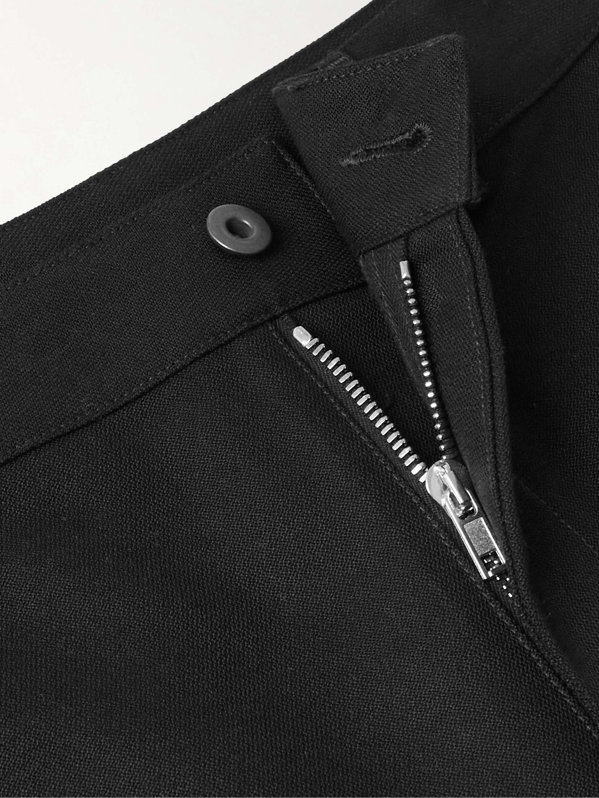 + Bonotto Headon Straight-Leg Convertible Zip-Embellished Cotton-Blend Canvas Trousers view