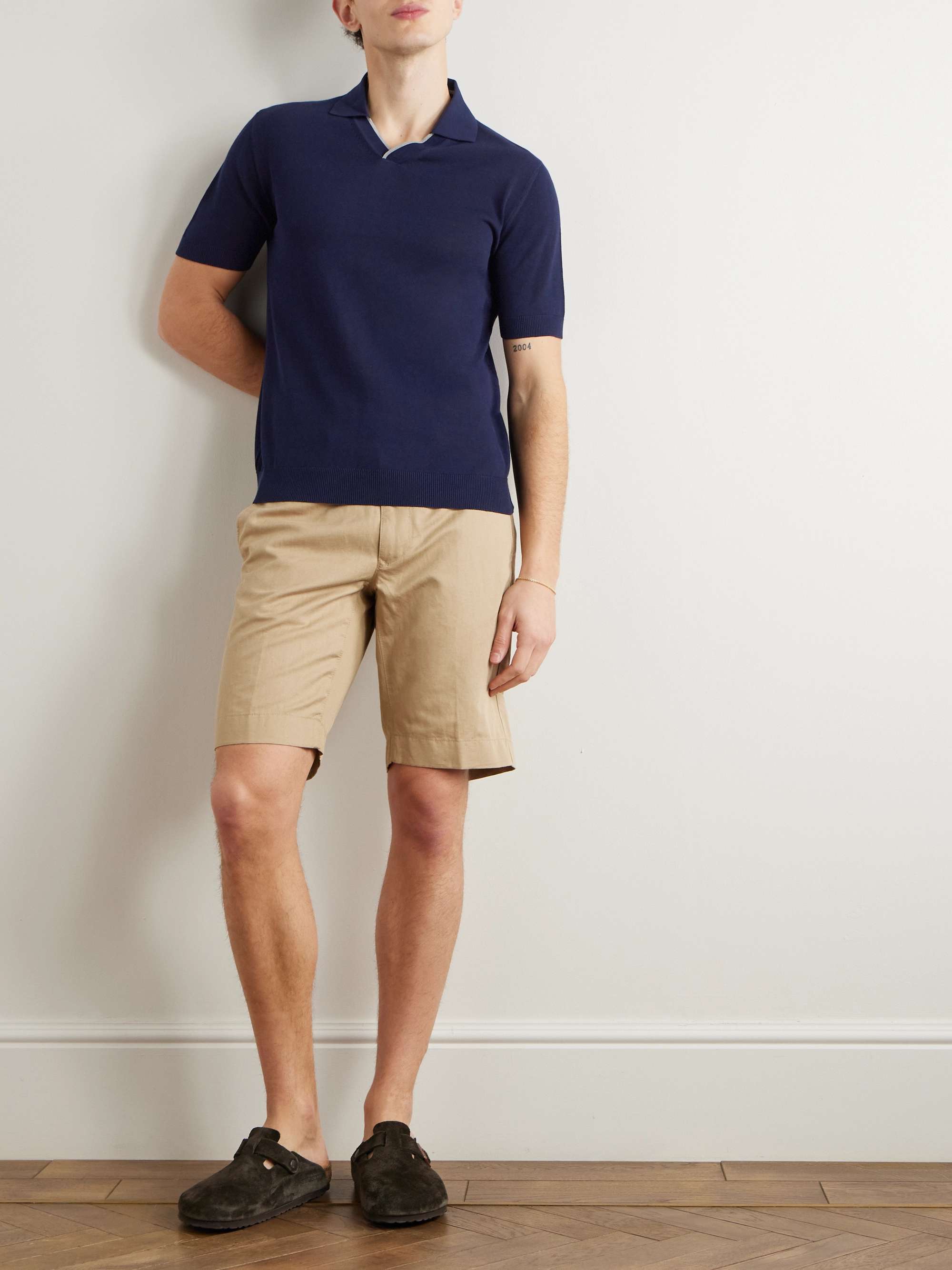 Zanone Slim-Fit Cotton Polo Shirt view