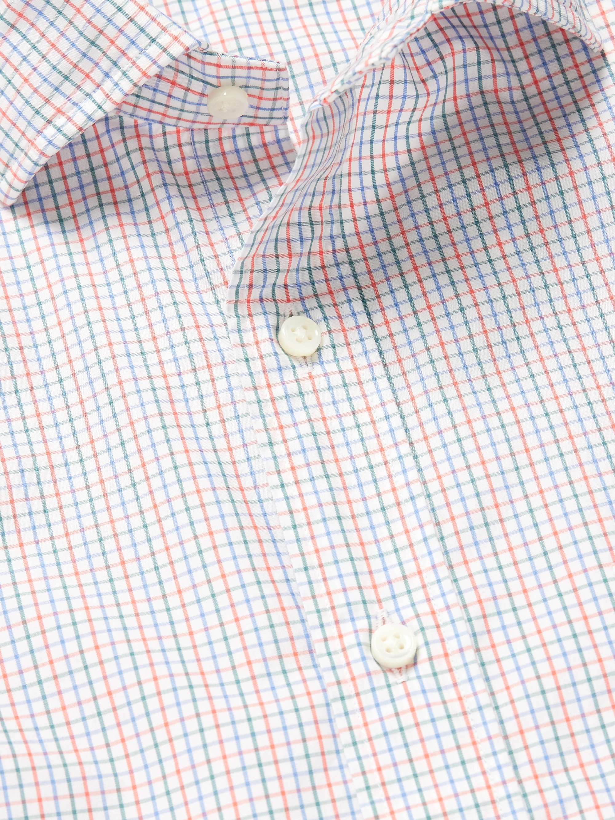 Checked Cotton-Poplin Shirt view