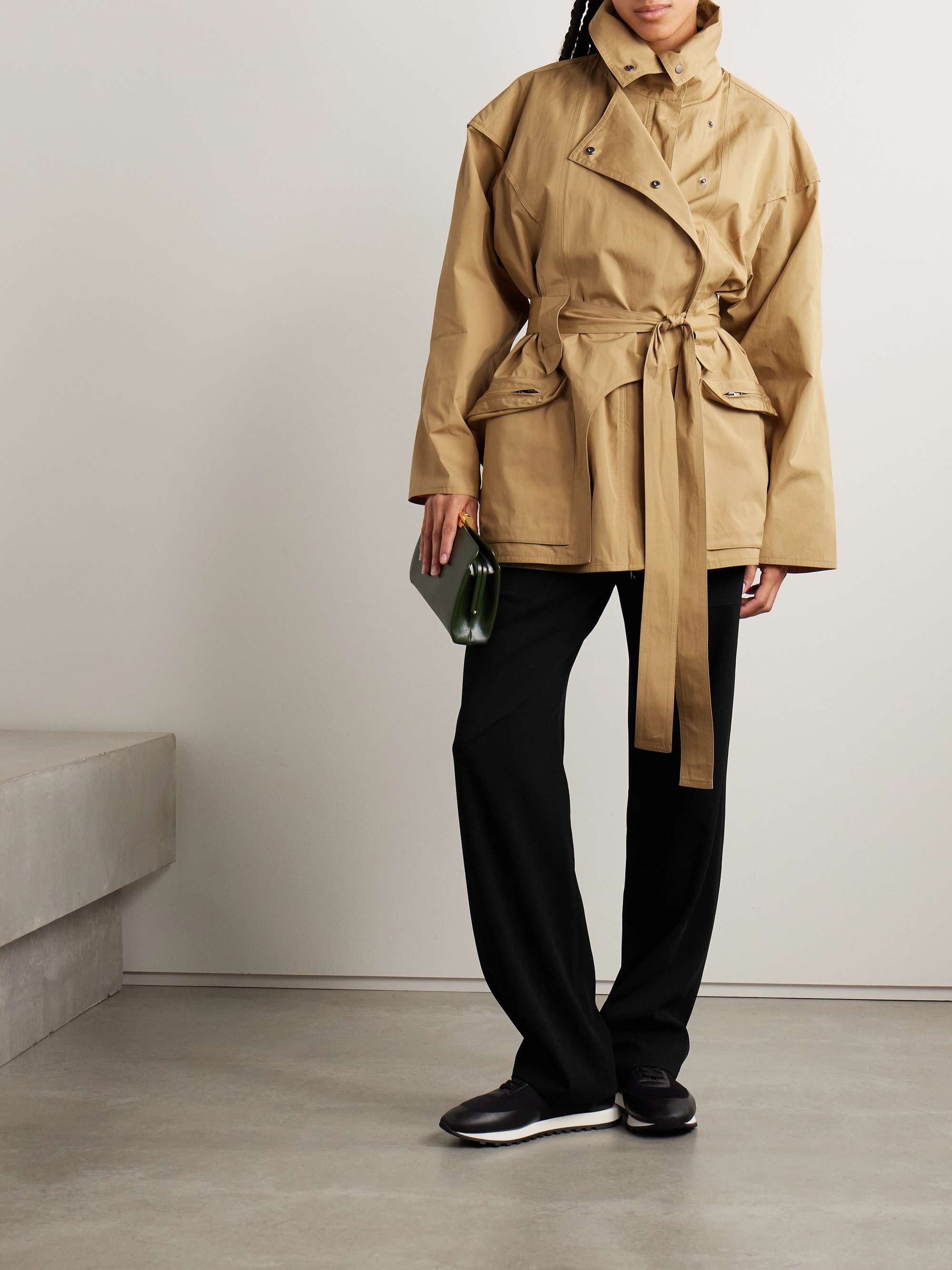 Bonnette wool-blend straight-leg pants view