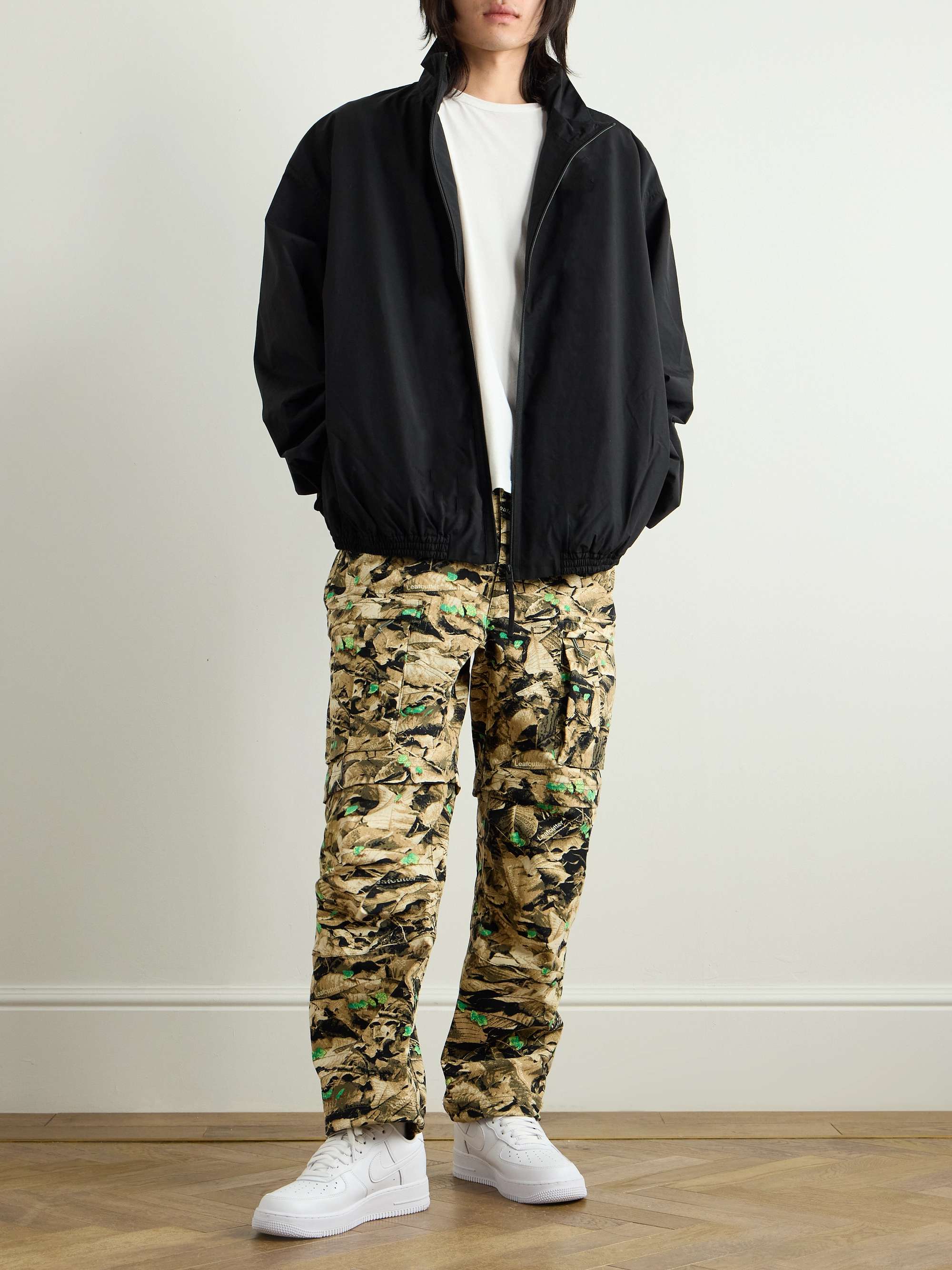ACG Smith Summit Straight-Leg Convertible Camouflage-Print Belted Canvas Cargo Trousers view