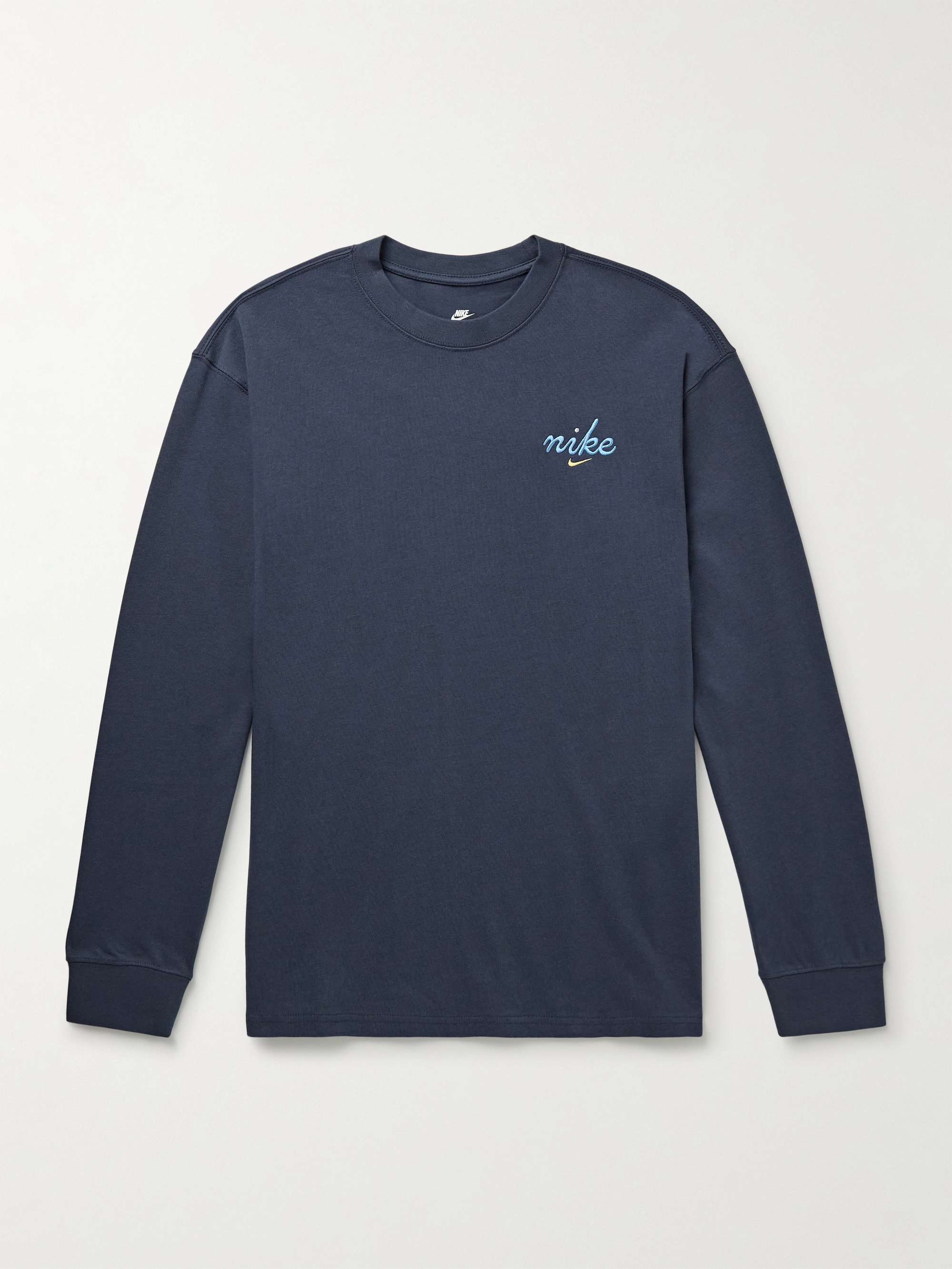 Sportswear M90 Logo-Embroidered Modal and Cotton-Blend Jersey T-Shirt hero visual