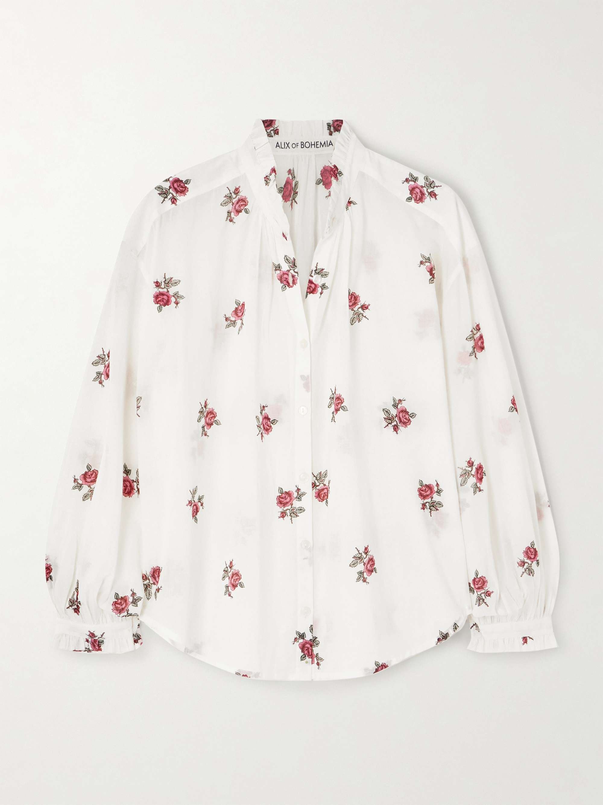Poet floral-print cotton-poplin shirt hero visual