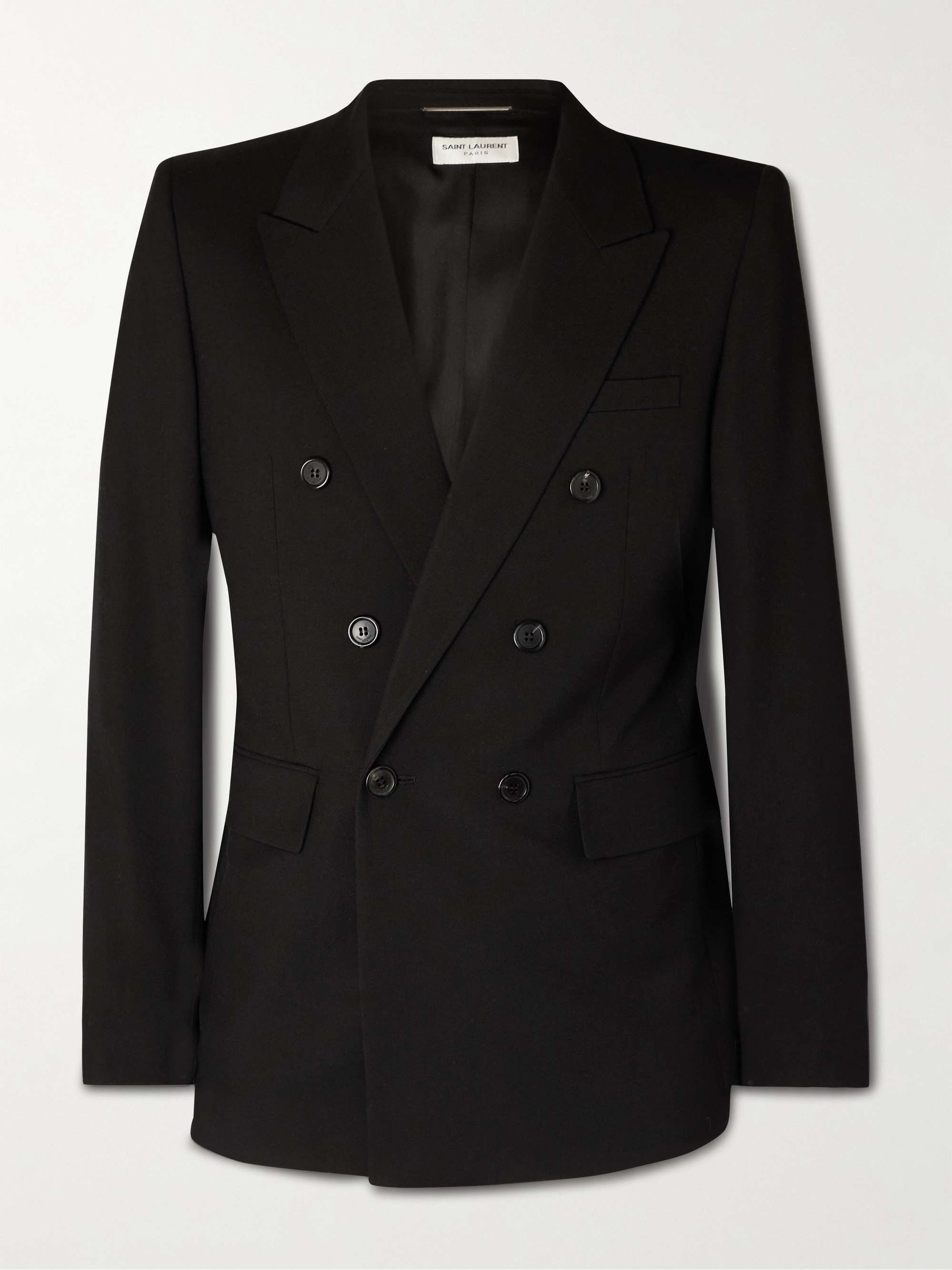Double-Breasted Wool-Gabardine Blazer hero visual