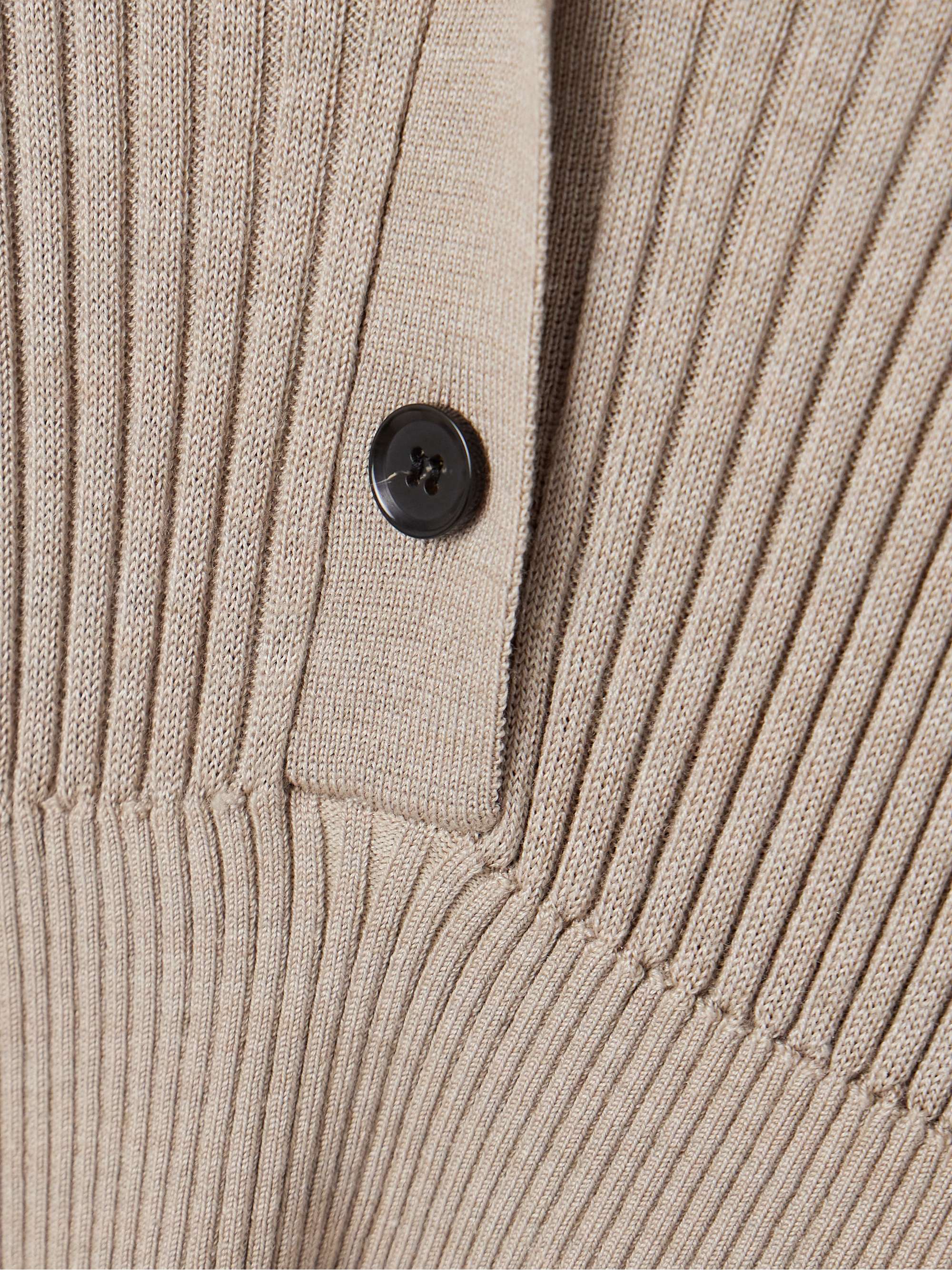 Maeve ribbed merino wool and silk-blend midi dress view