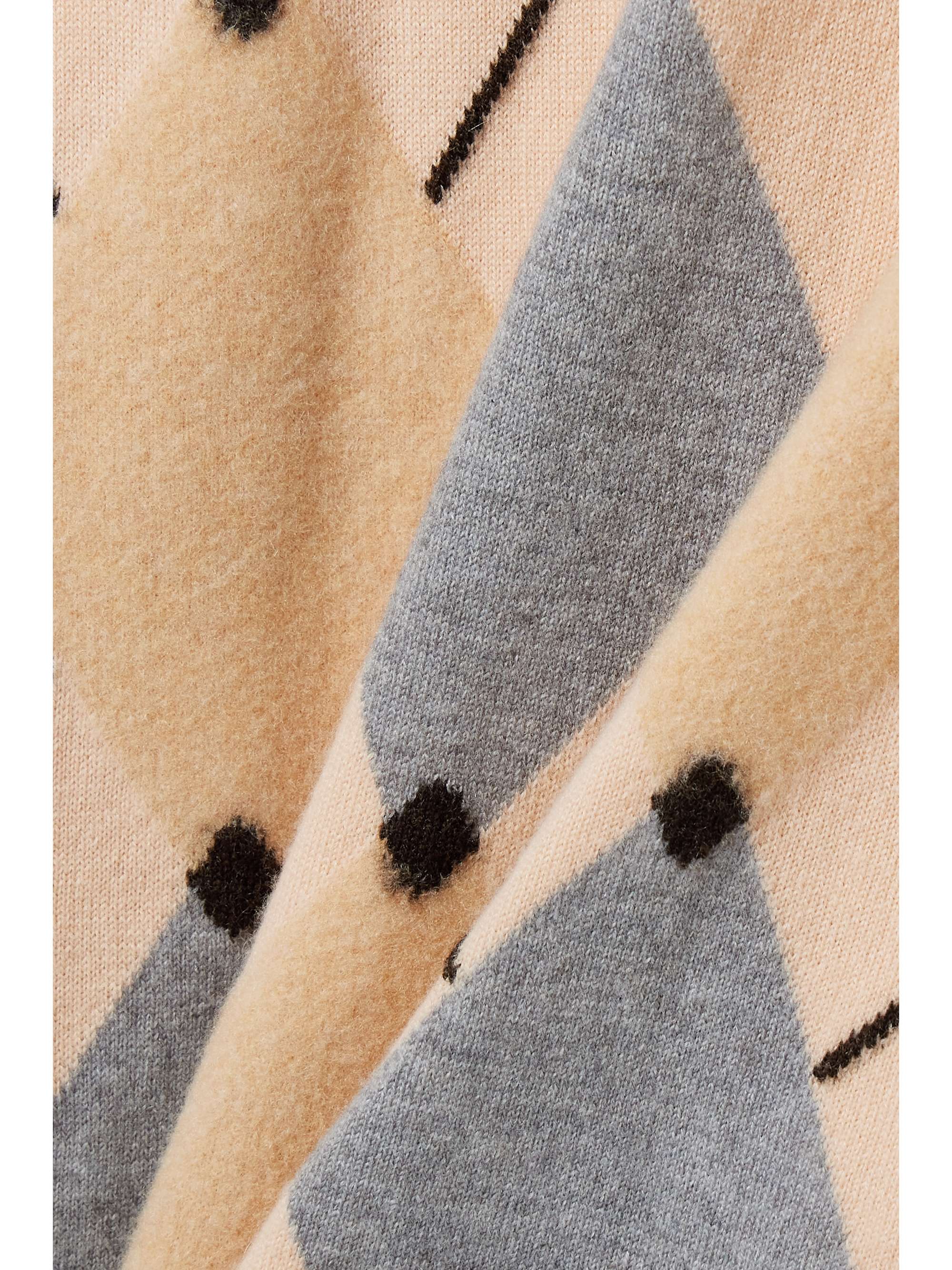 Lower Hutt argyle intarsia-knit cashmere sweater view
