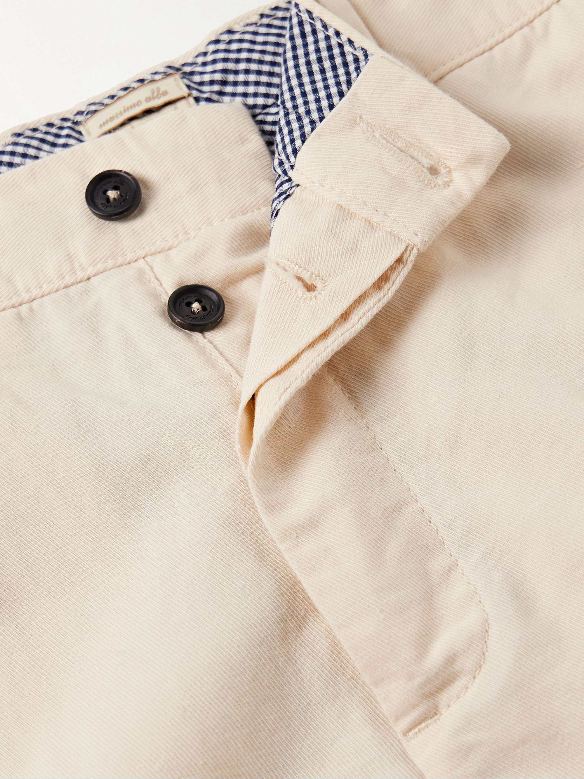 Mauko Slim-Fit Straight-Leg Cotton and Linen-Blend Twill Suit Trousers view