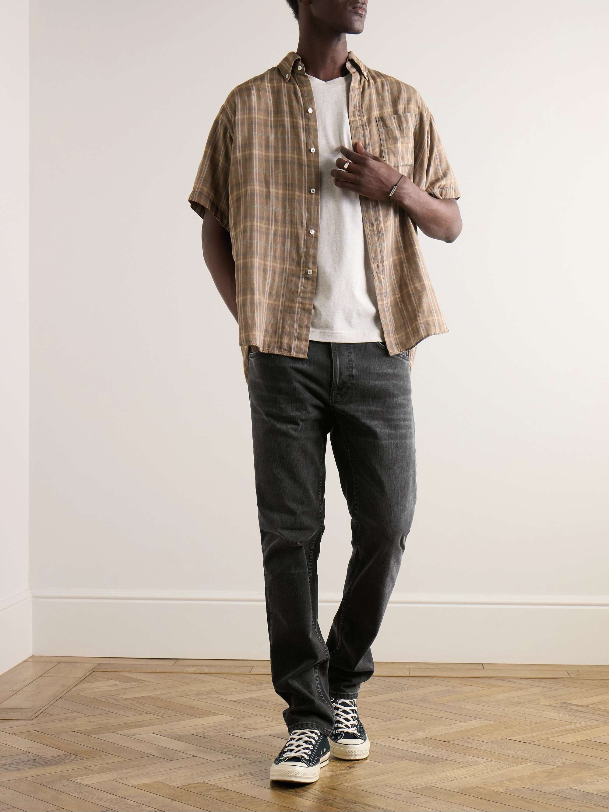 Slim-Fit Stretch-Cotton Jeans view