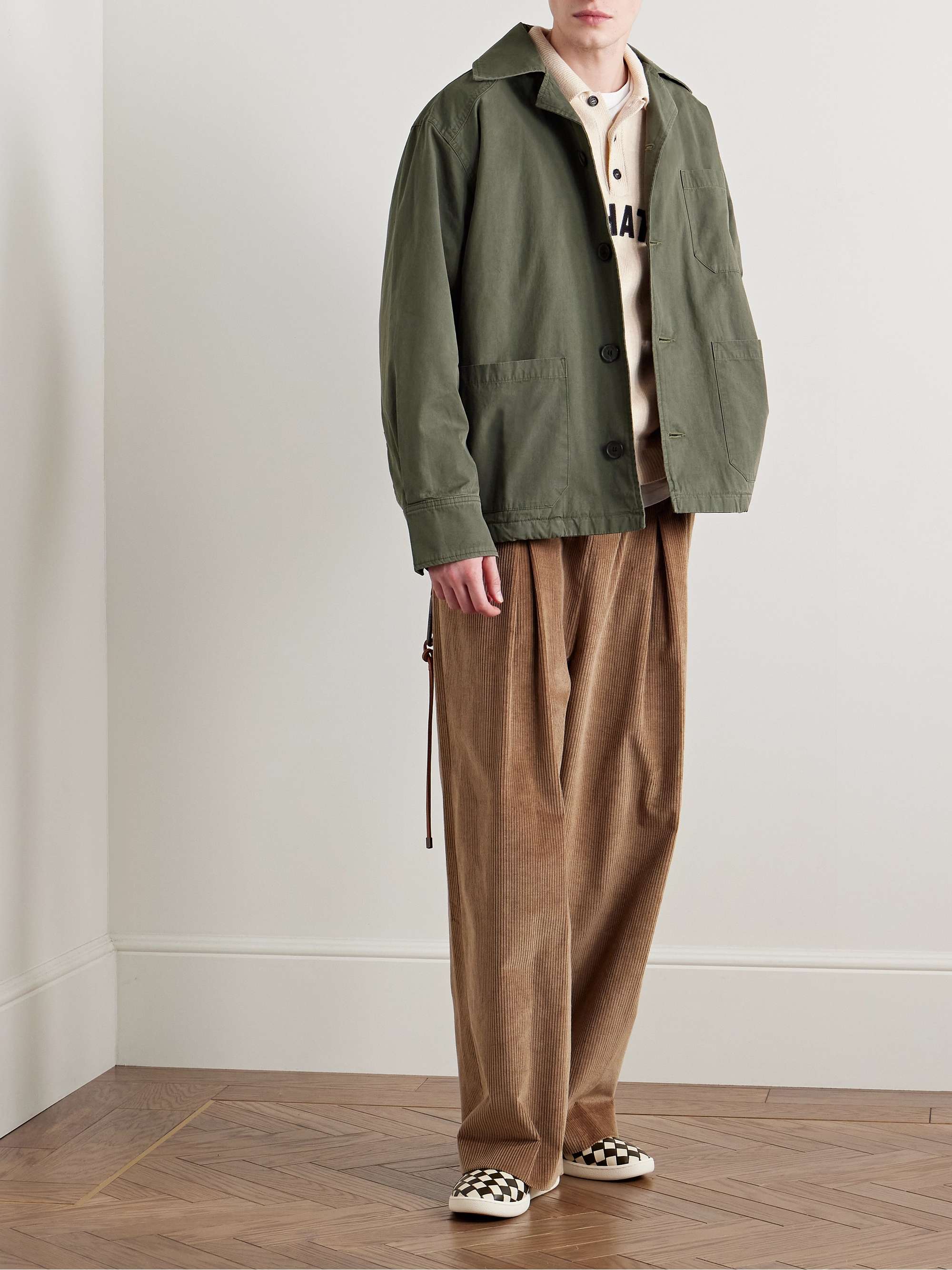 Cotton-Twill Chore Coat view