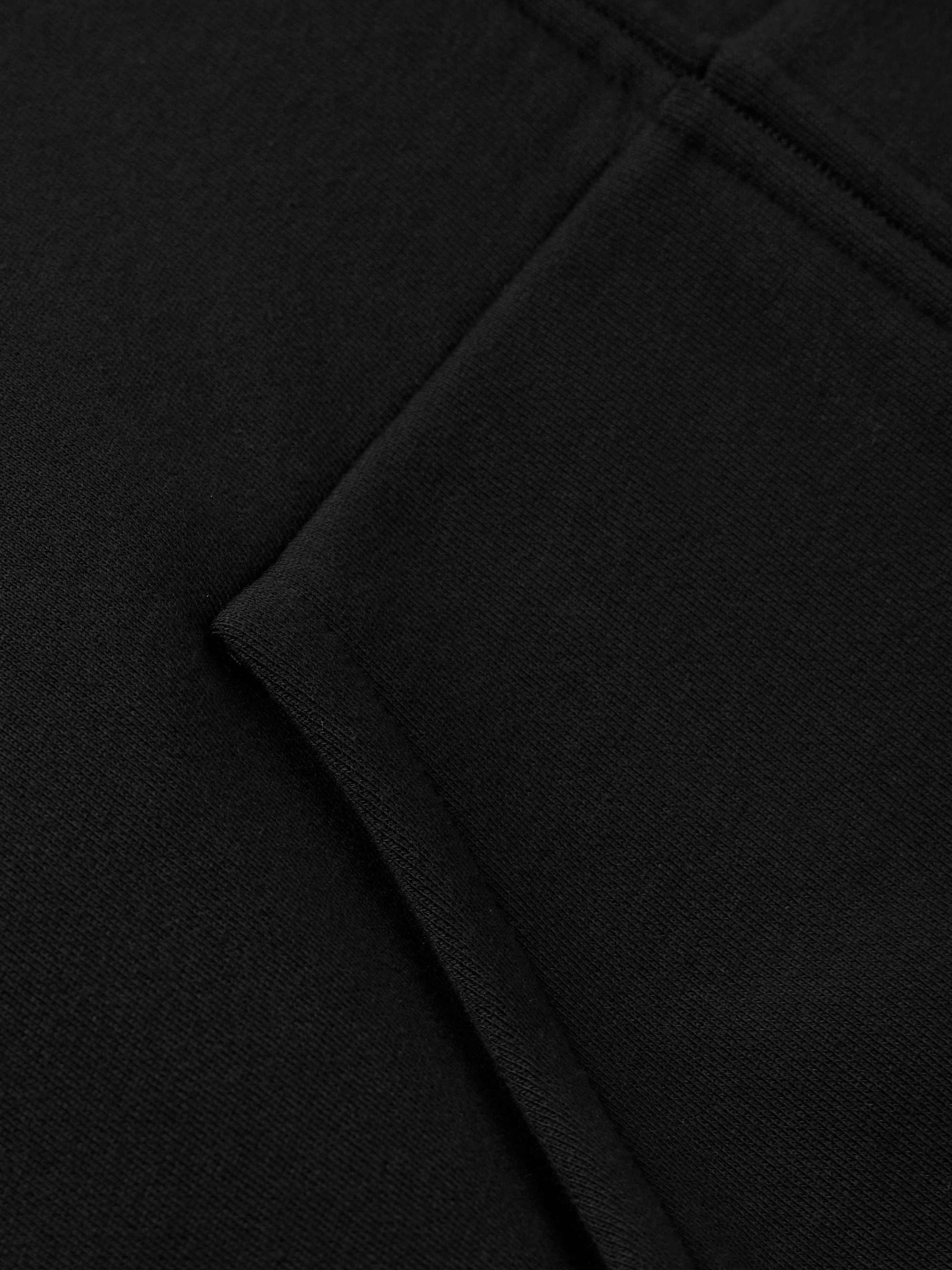 Logo-Appliquéd Cotton-Blend Jersey Zip-Up Hoodie view