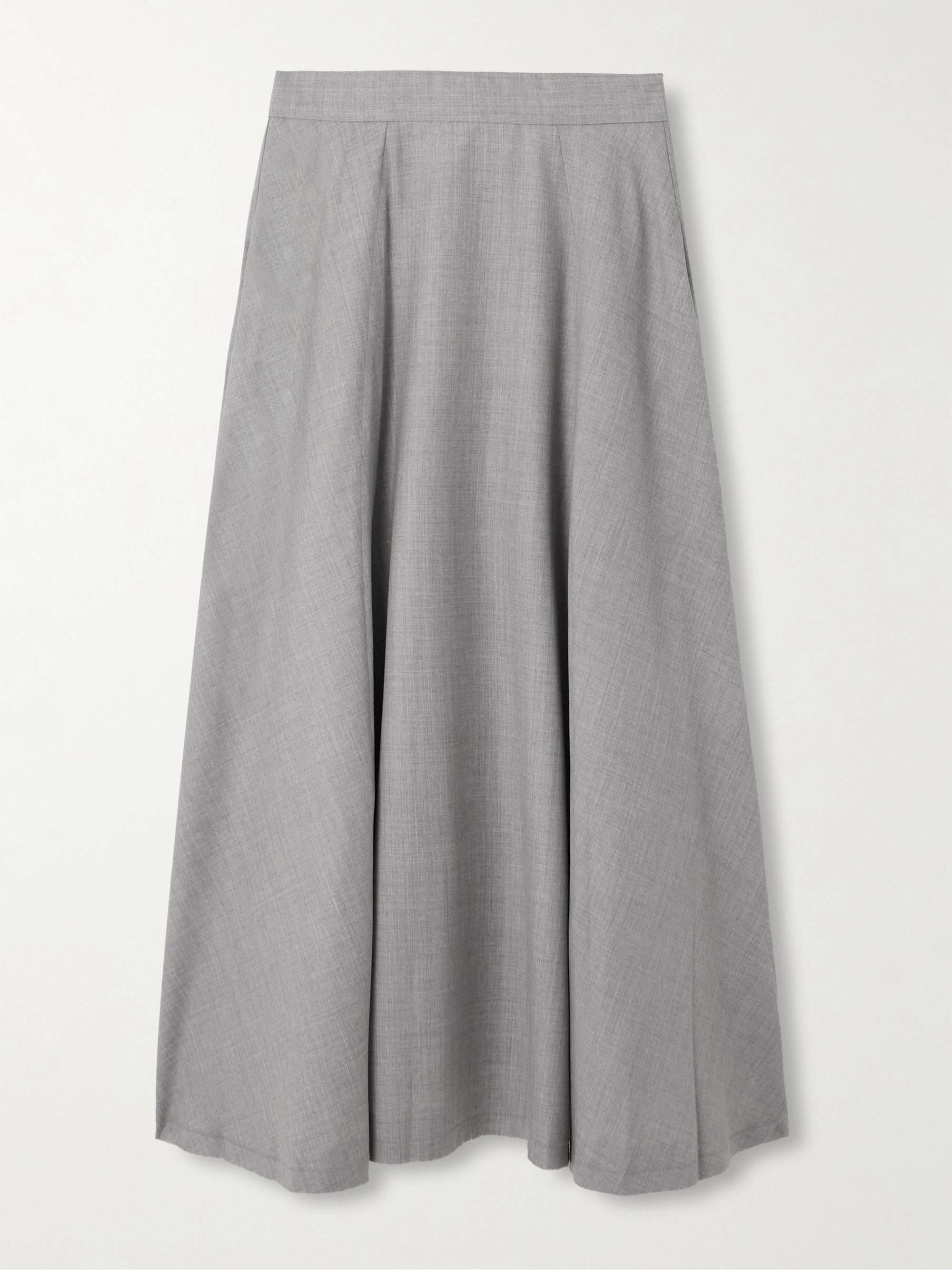 Lauren frayed wool maxi skirt hero visual