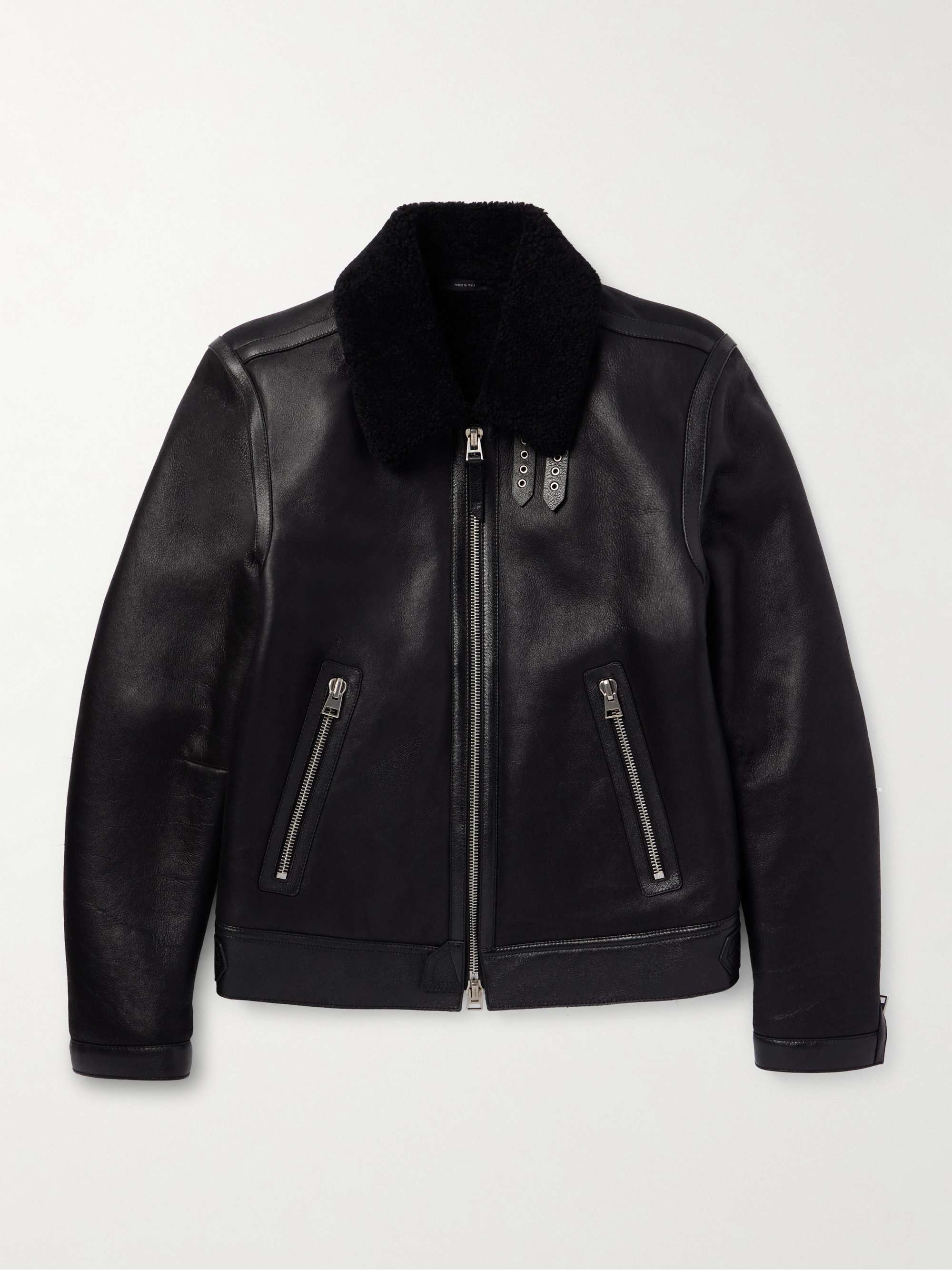Shearling Bomber Jacket hero visual