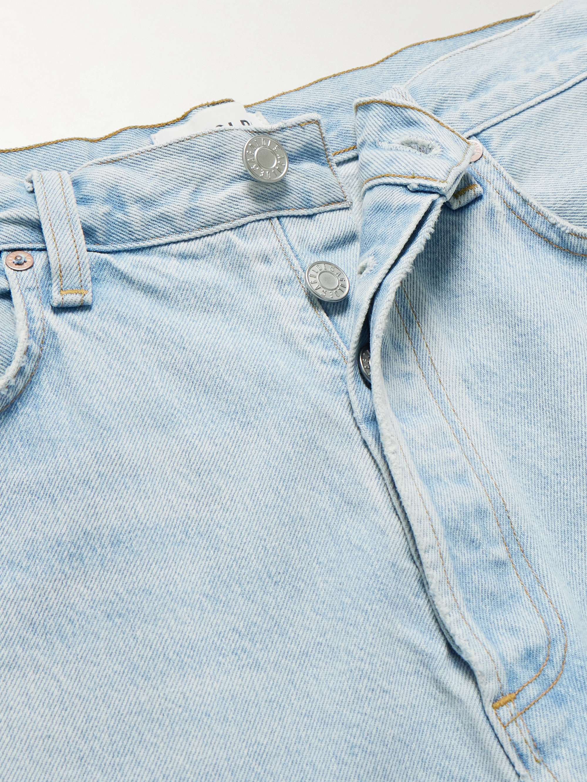 Skater Straight-Leg Denim Shorts view