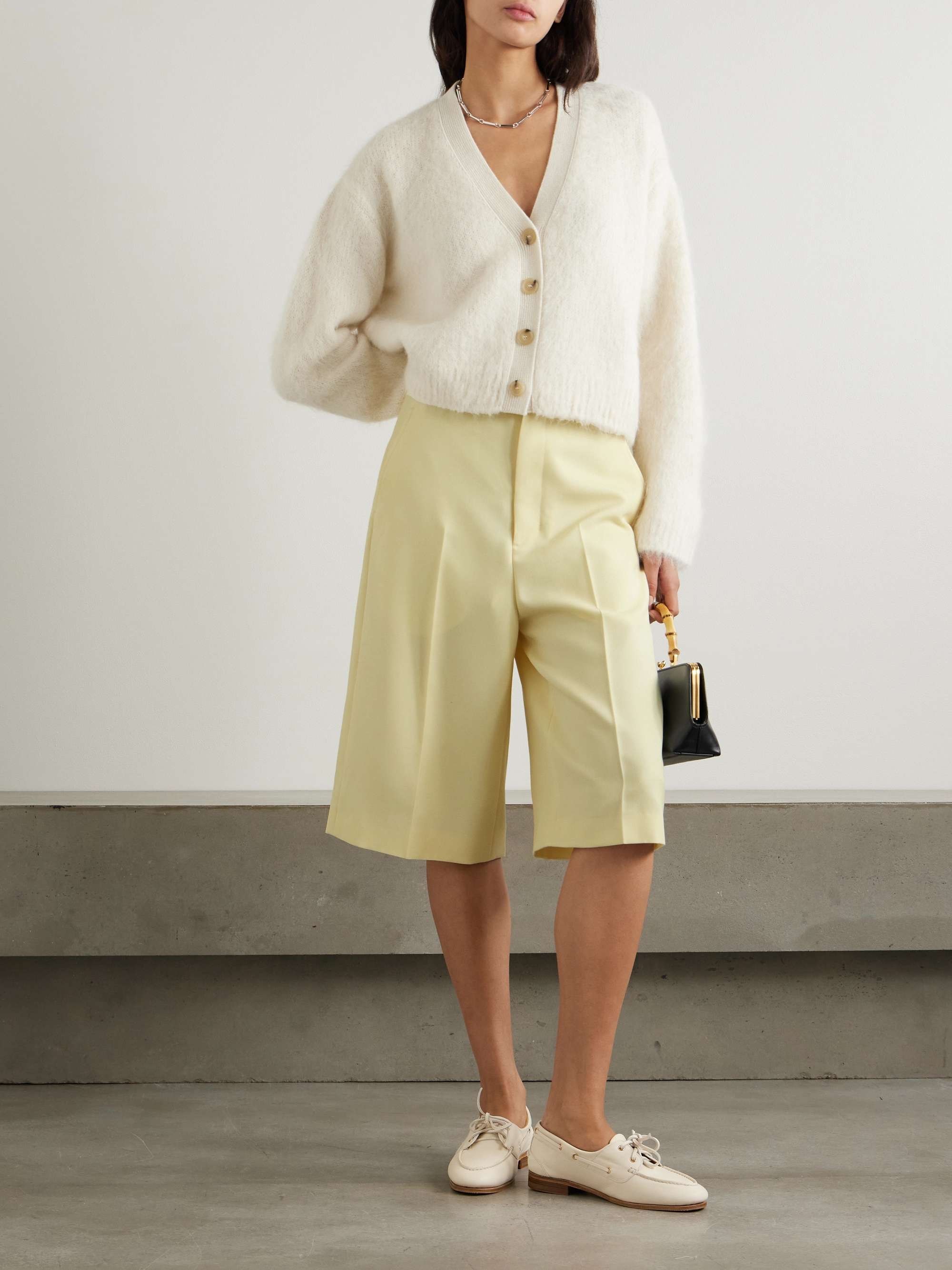 Wool shorts view