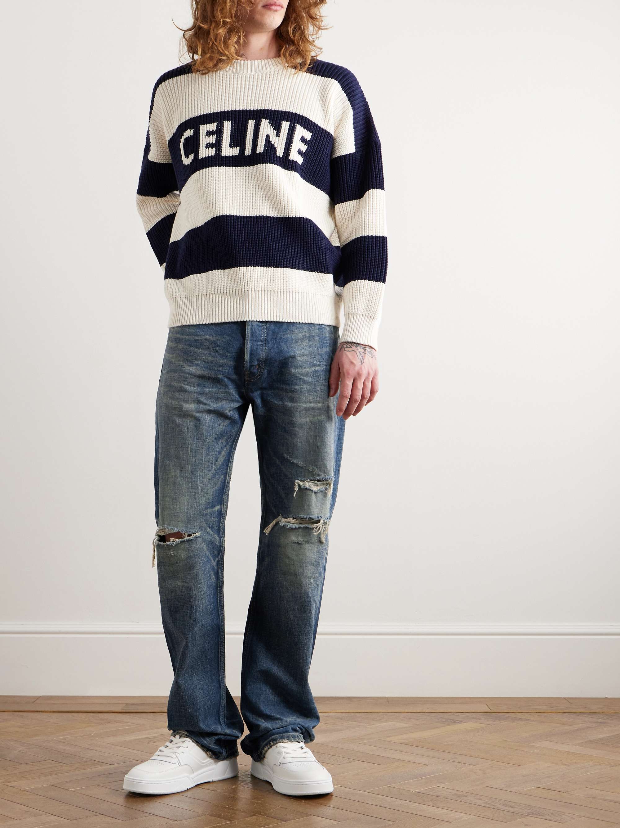 Kurt Straight-Leg Distressed Jeans view