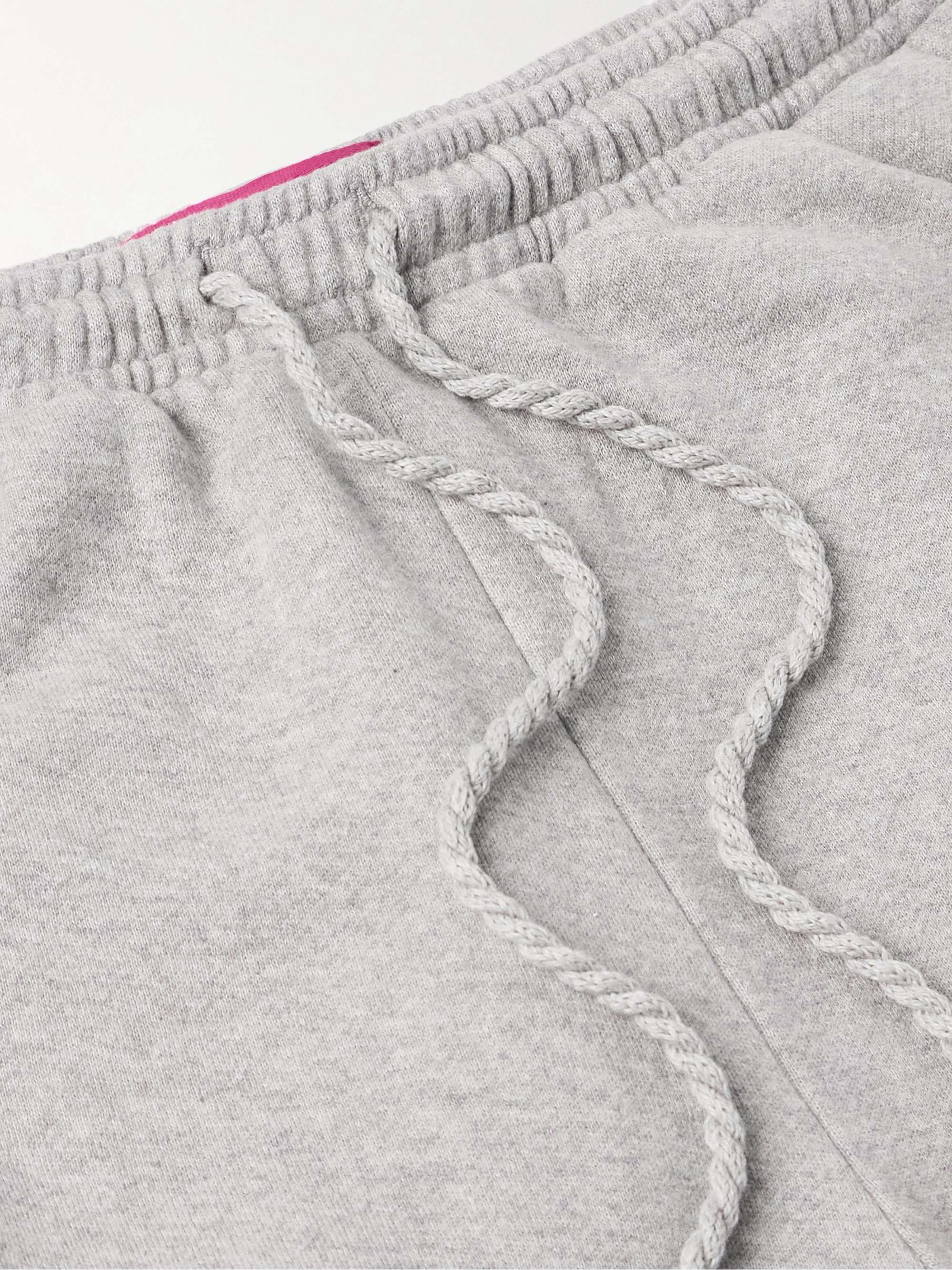 Daily Wide-Leg Cotton and Cashmere-Blend Jersey Sweatpants view