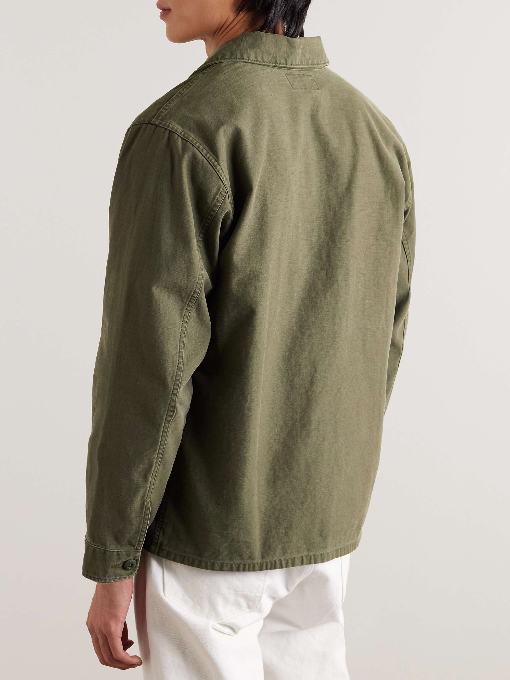 Regiment Pin-Embellished Cotton Overshirt view