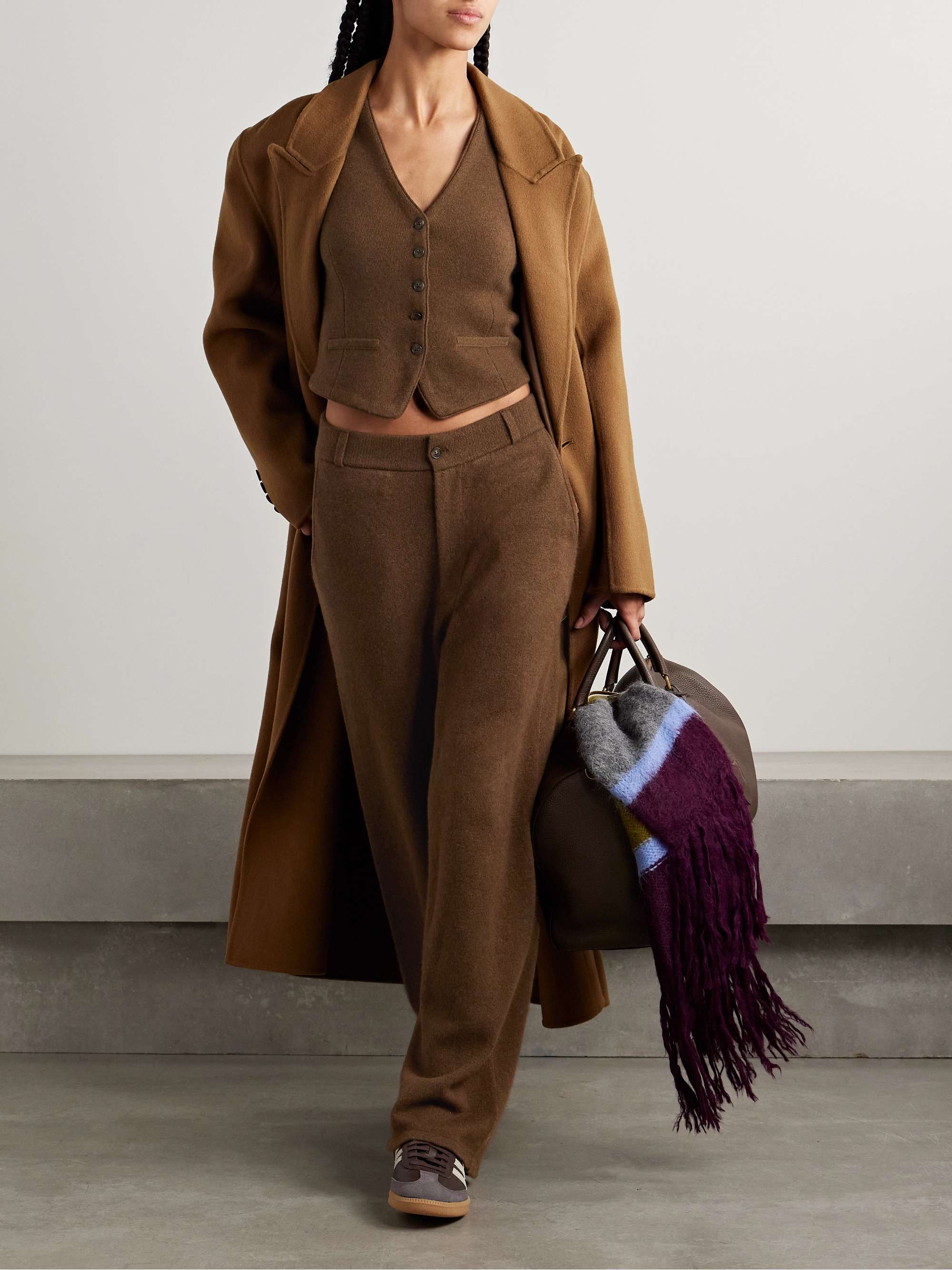 Cashmere vest view