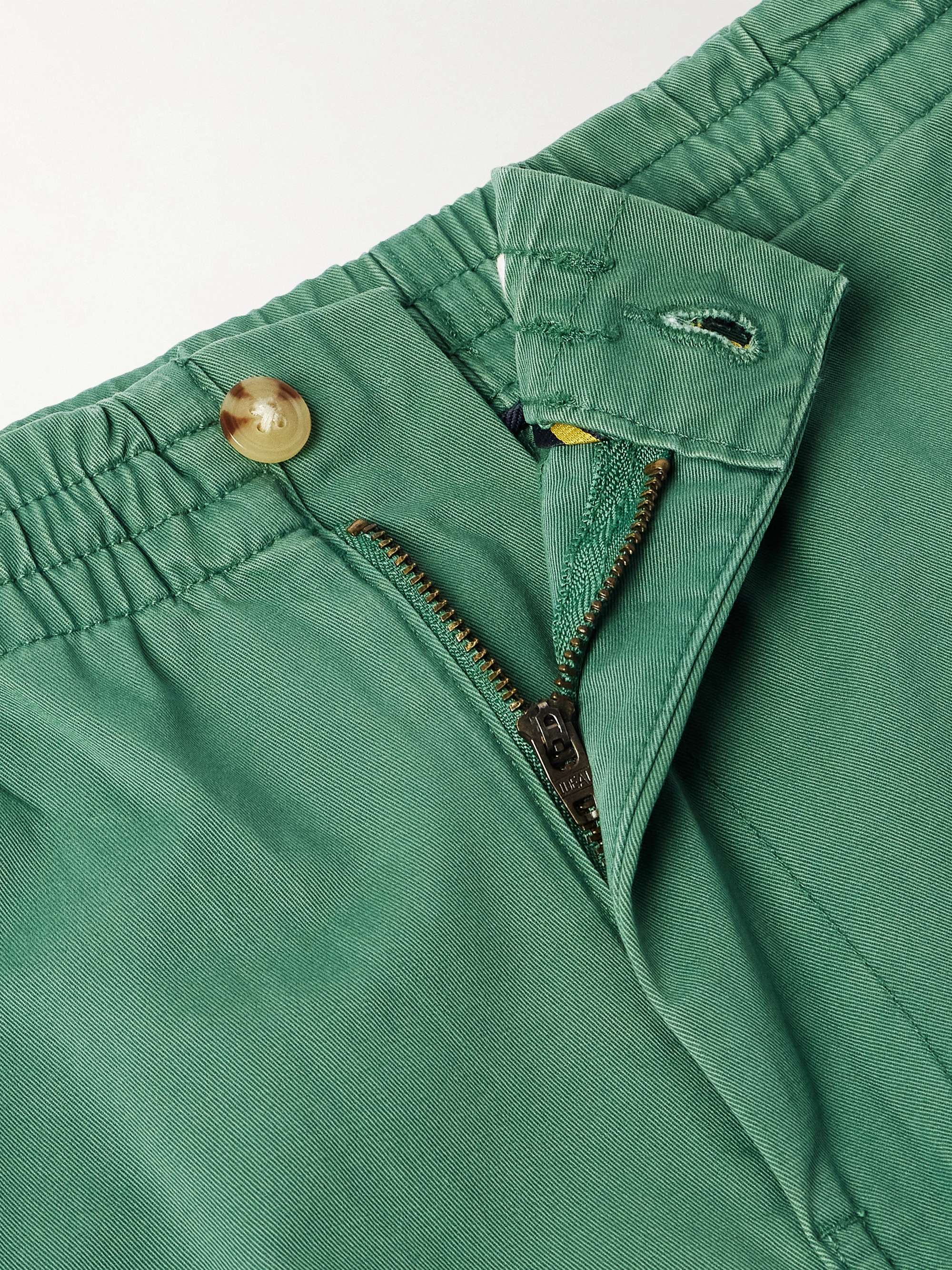 Slim-Fit Cotton-Blend Twill Shorts view