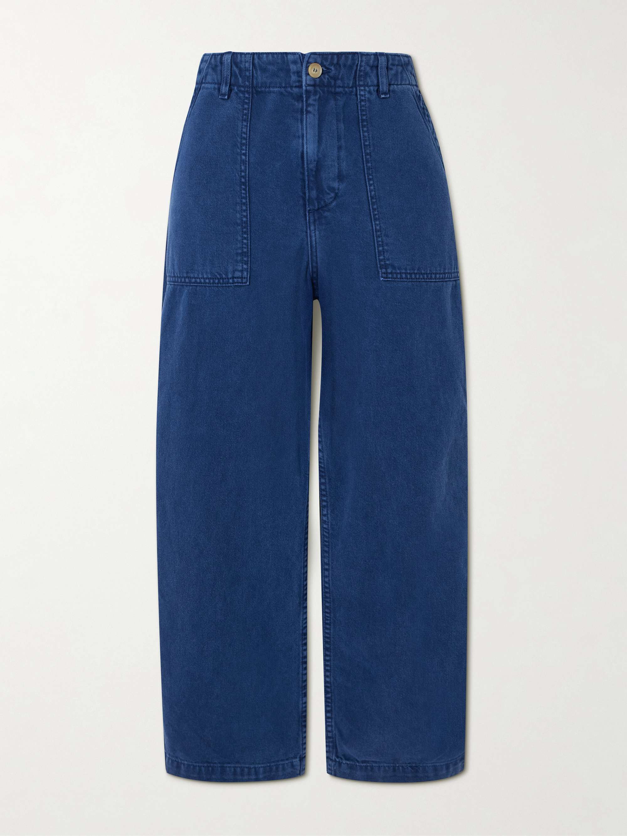 Roma cotton-twill wide-leg pants hero visual