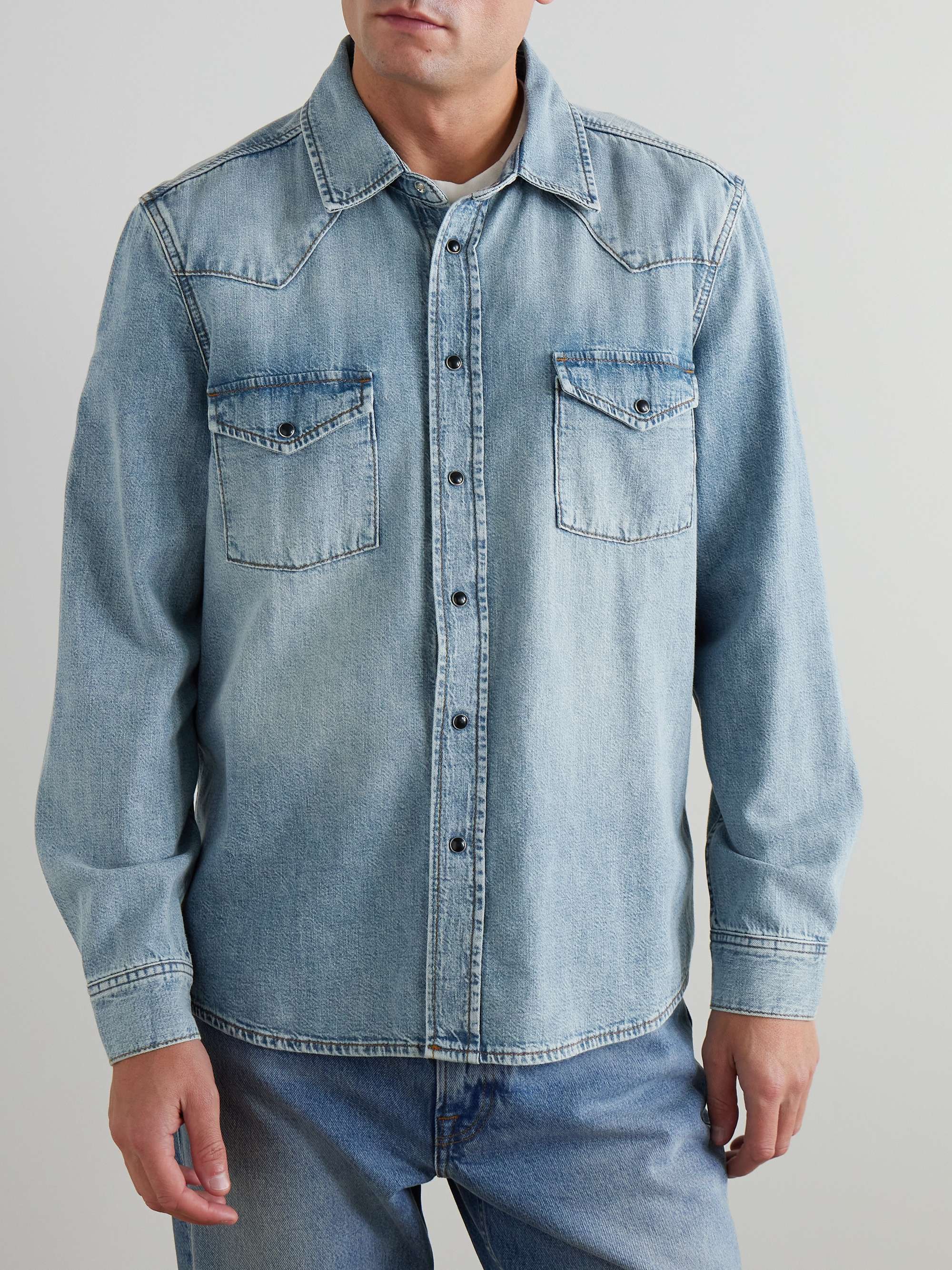 Denim Western Shirt view