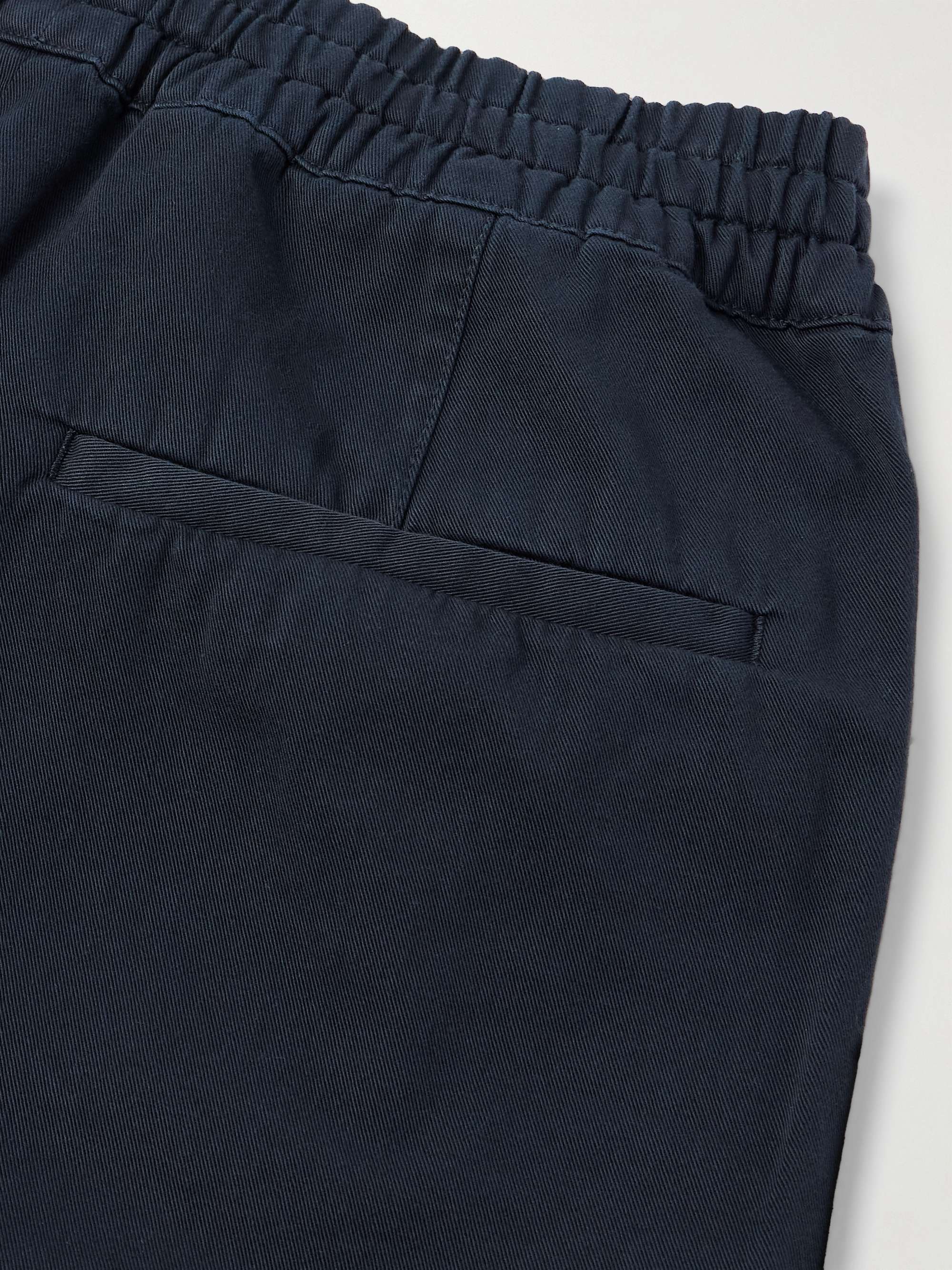 Straight-Leg Cotton-Twill Shorts view