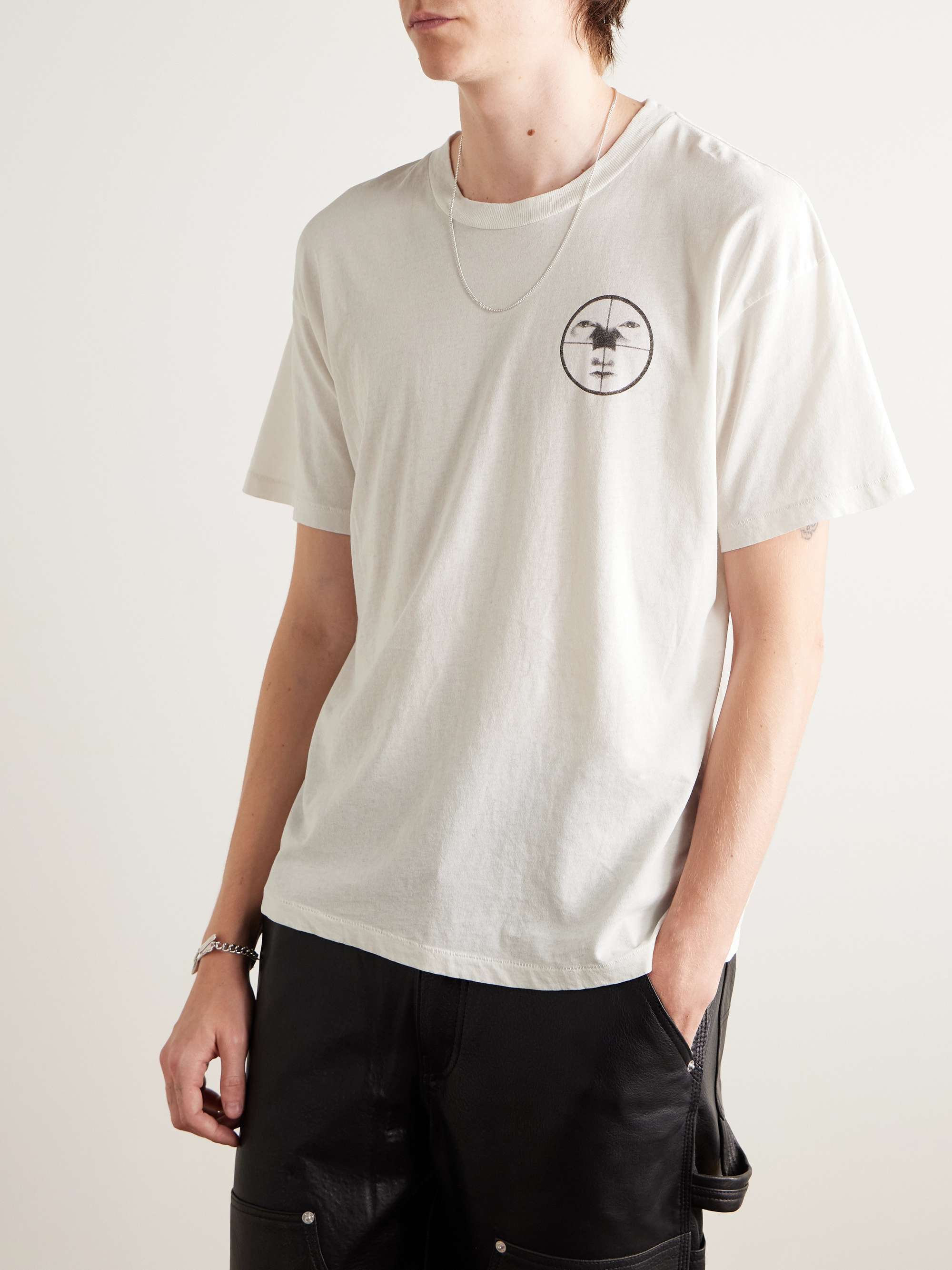 Ritual Prayer Printed Cotton-Jersey T-Shirt view