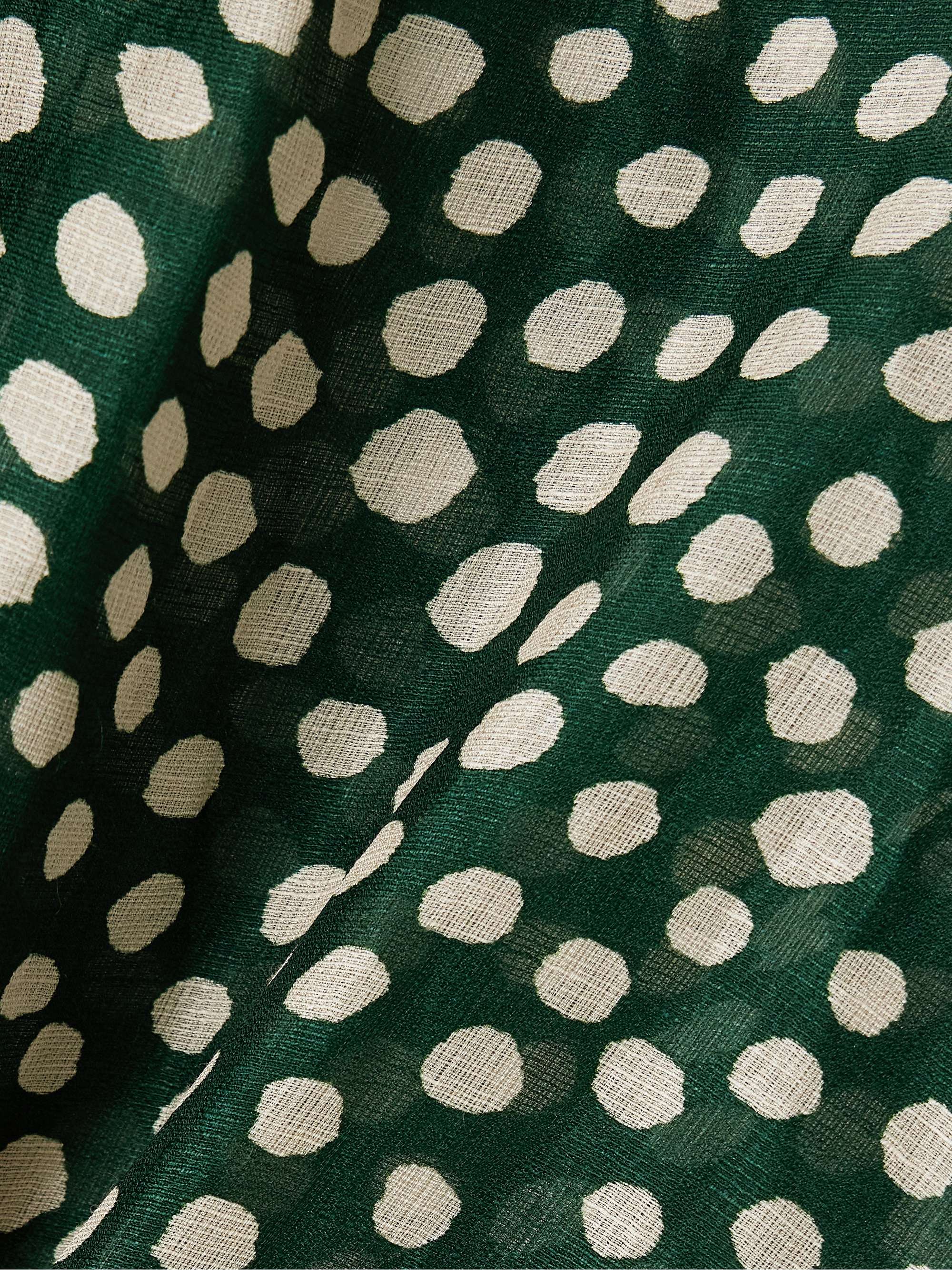 Chili pussy-bow polka-dot silk-voile shirt view