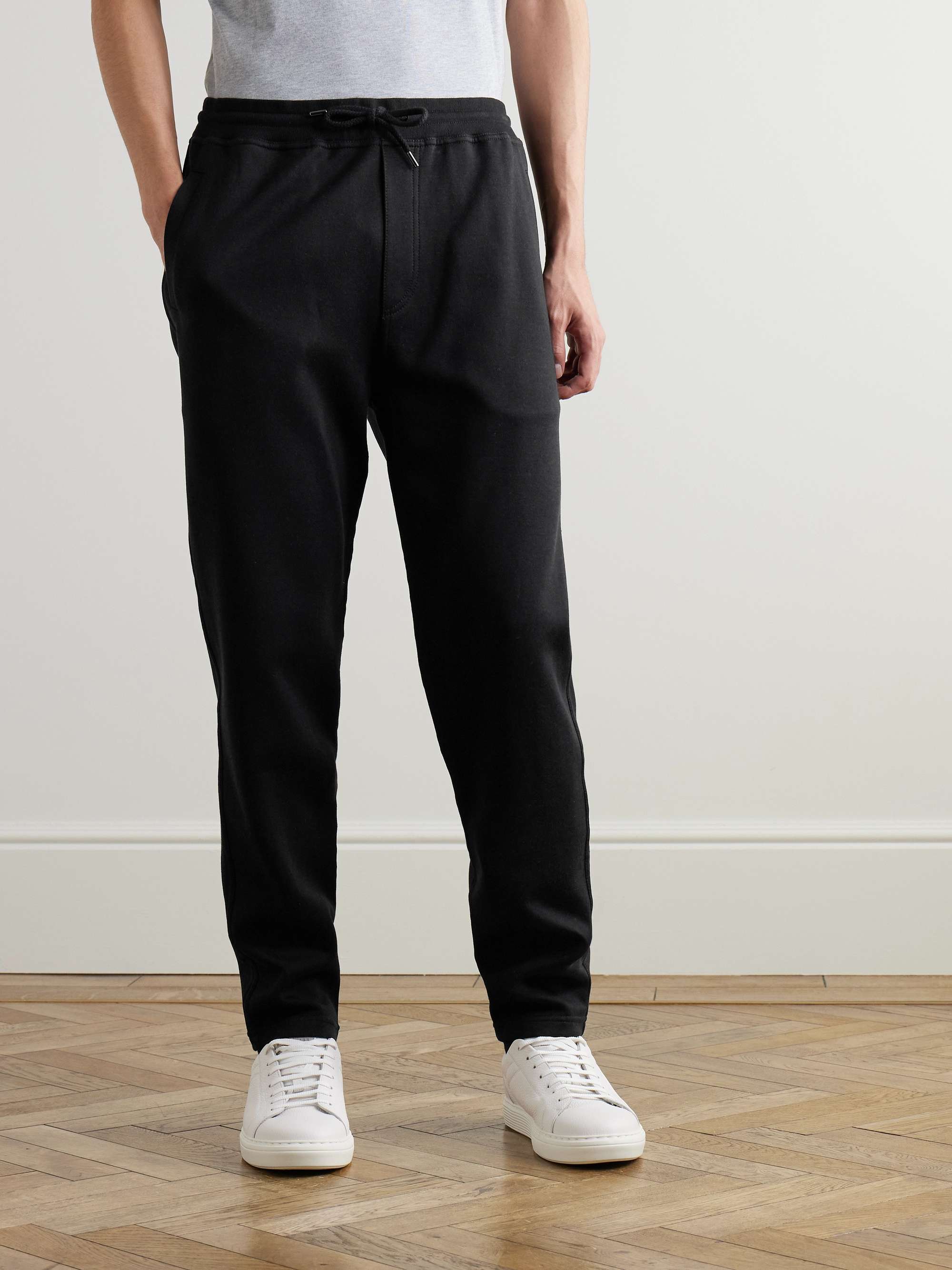 Cotton-Blend Jersey Sweatpants view