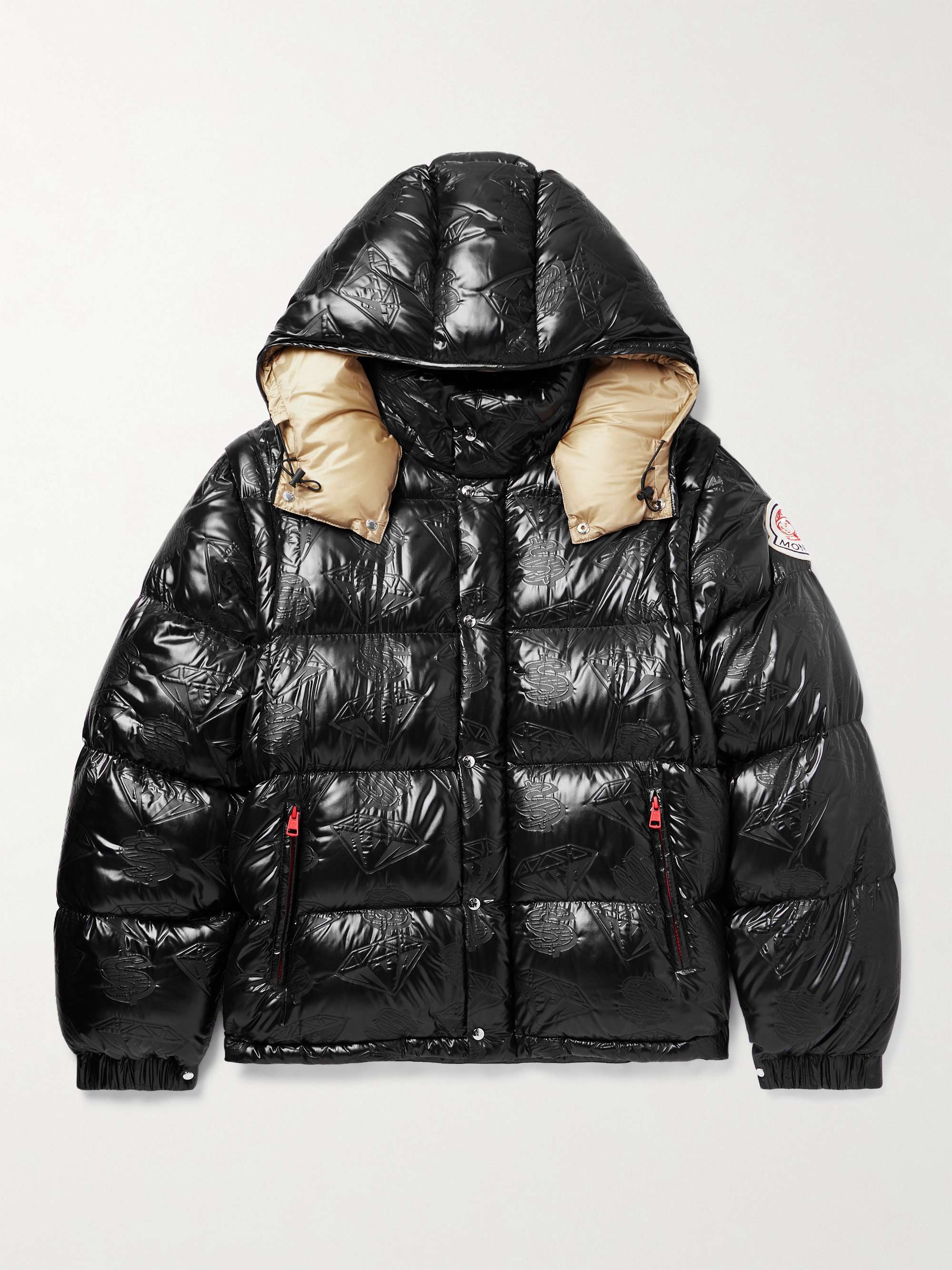 + Billionare Boys Club Dryden Convertible Quilted Shell Down Jacket hero visual