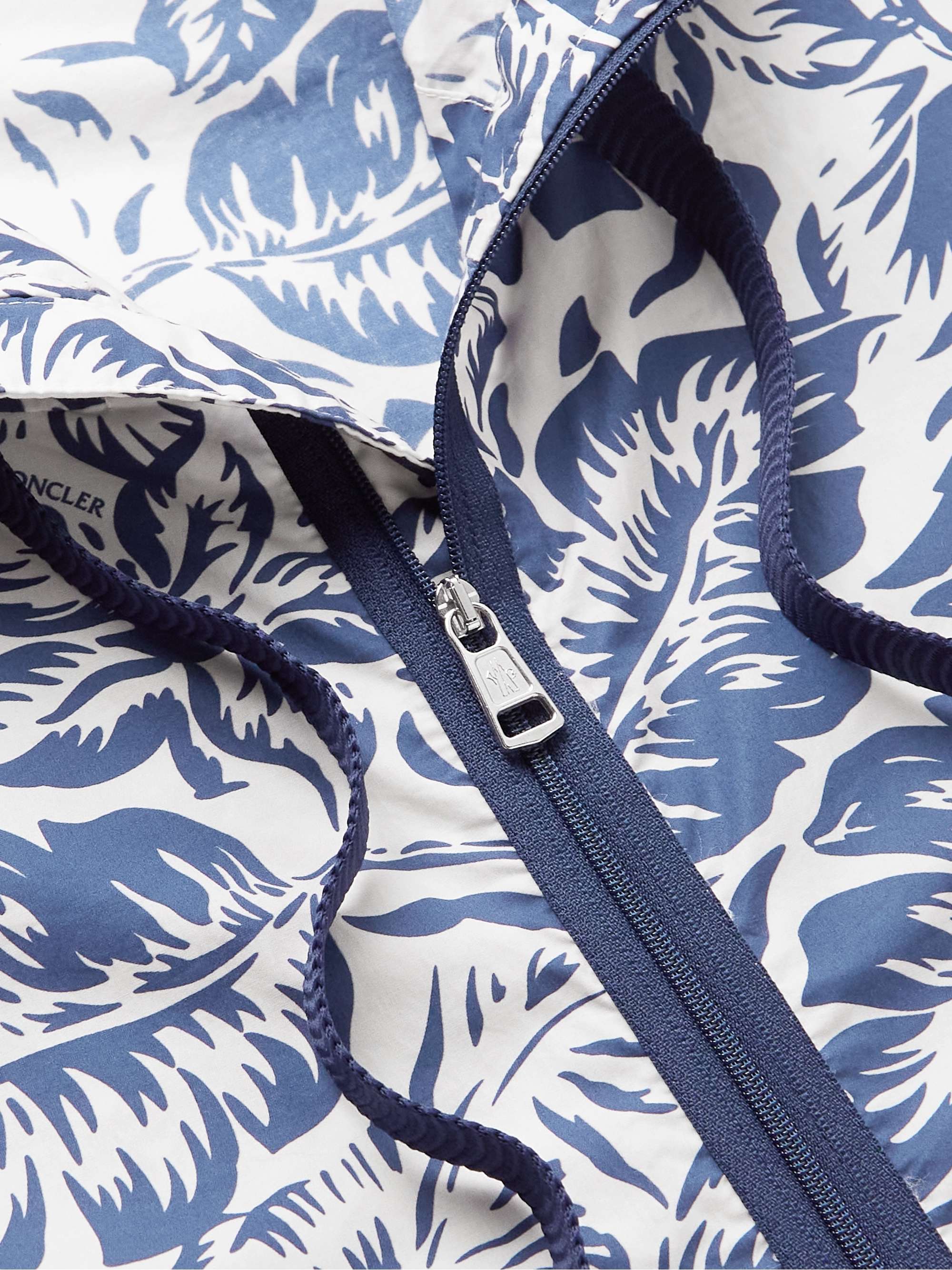 Ebizo Logo-Appliquéd Printed Cotton Hooded Jacket view