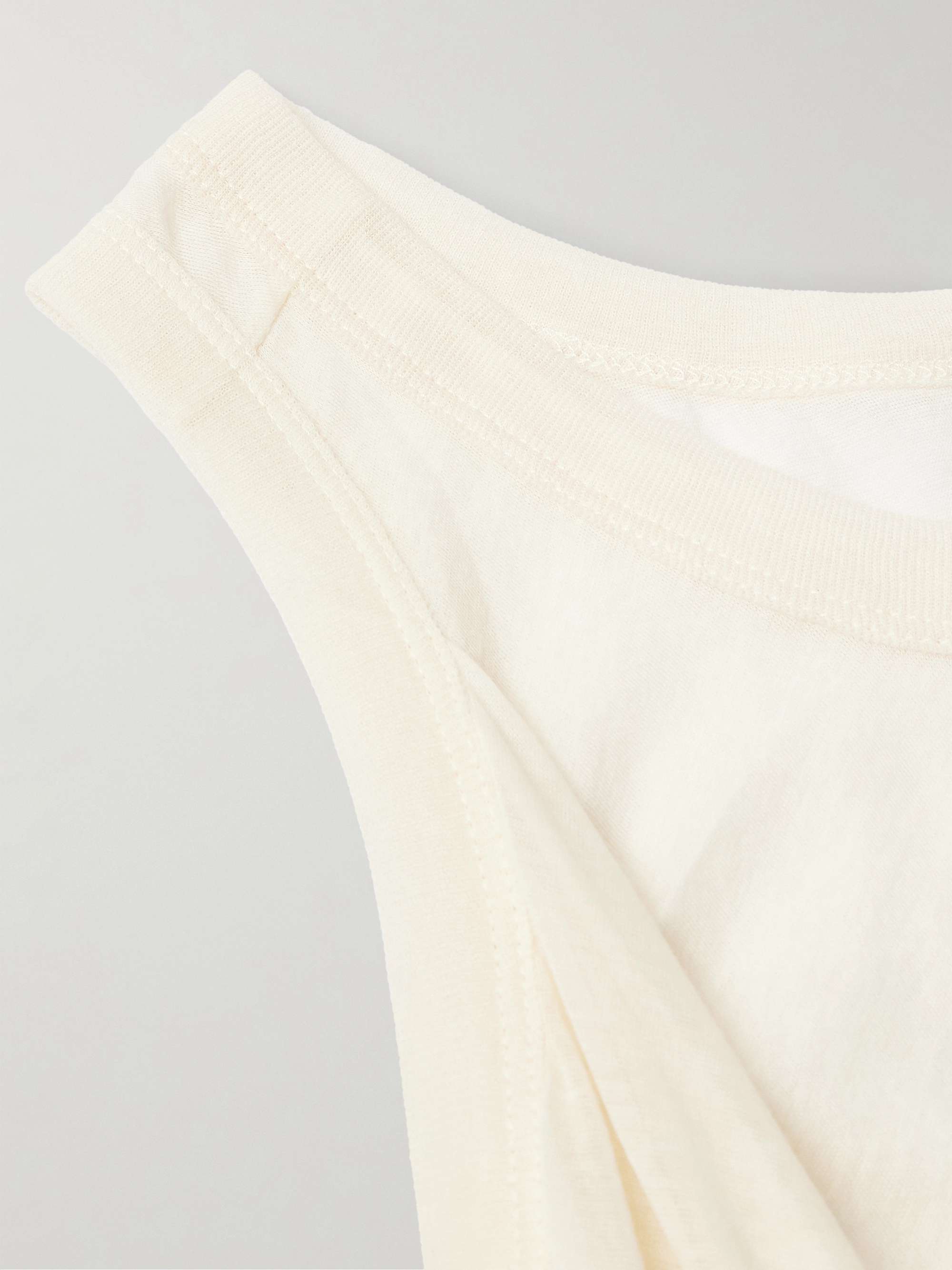 Anthem Draped Cotton-Jersey Tank Top view