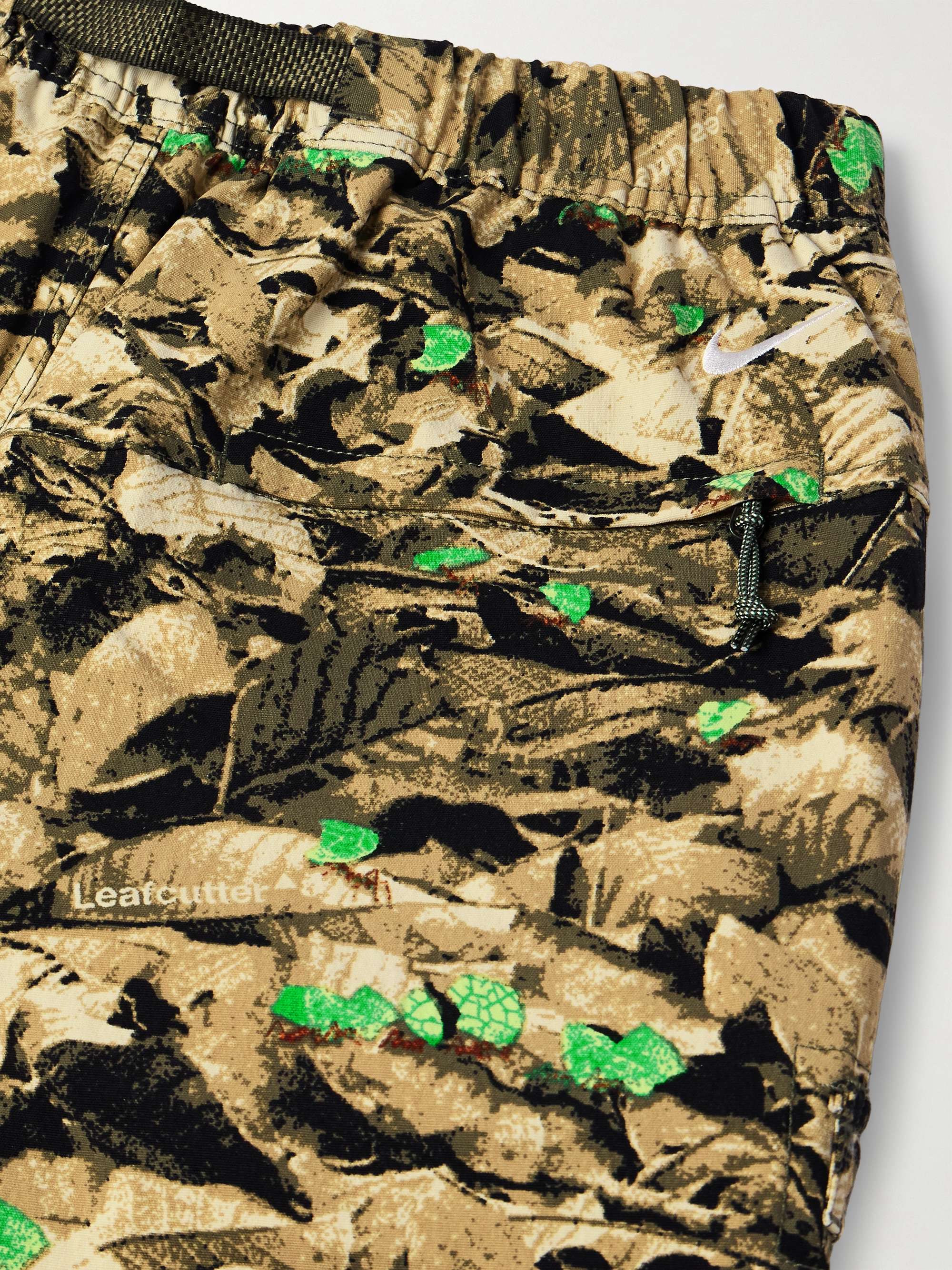ACG Smith Summit Straight-Leg Convertible Camouflage-Print Belted Canvas Cargo Trousers view