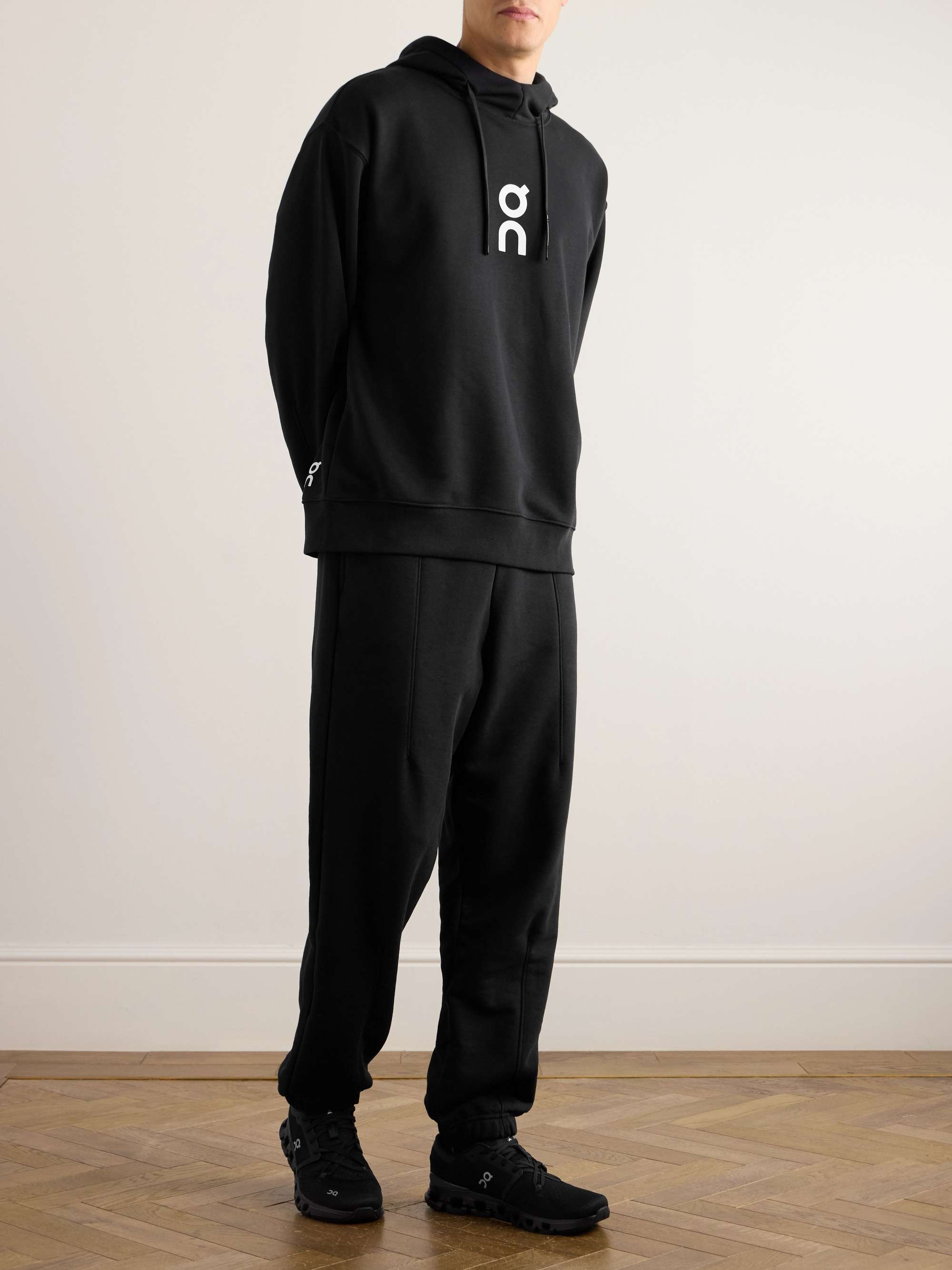 Club Tapered Organic Cotton-Blend Jersey Sweatpants view
