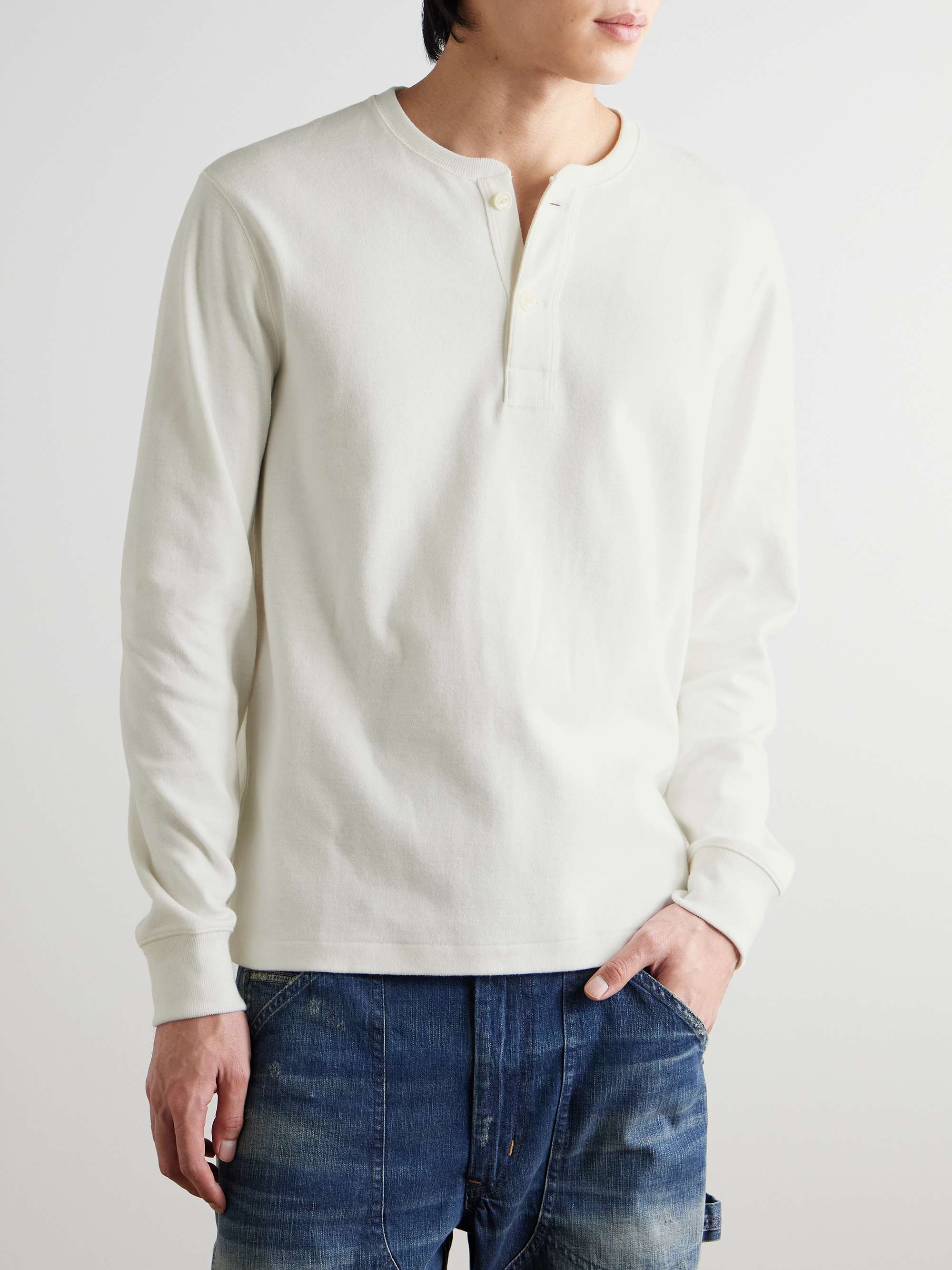 Polo Country Cotton-Jersey Henley T-Shirt view