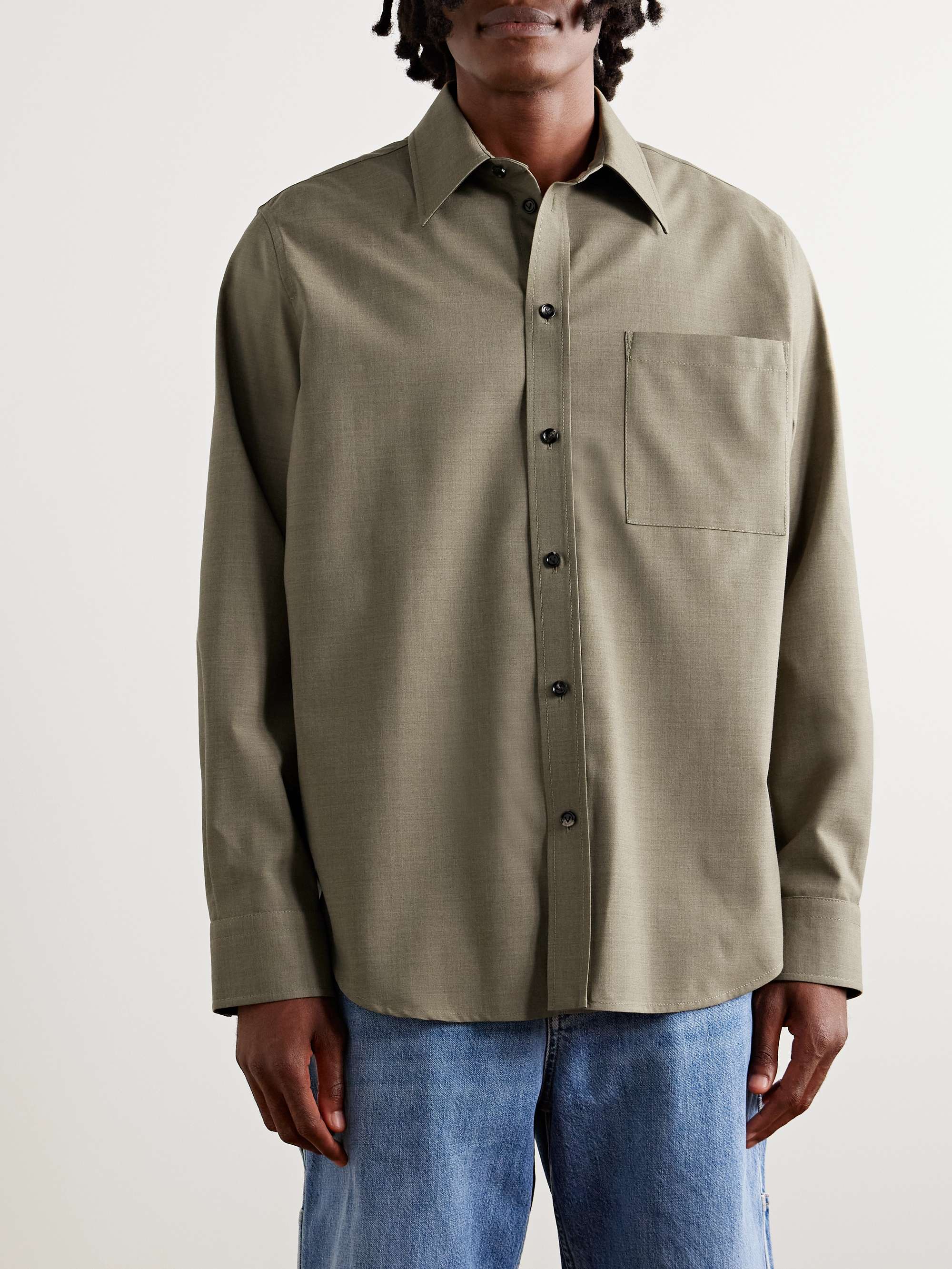 Wool-Twill Shirt view