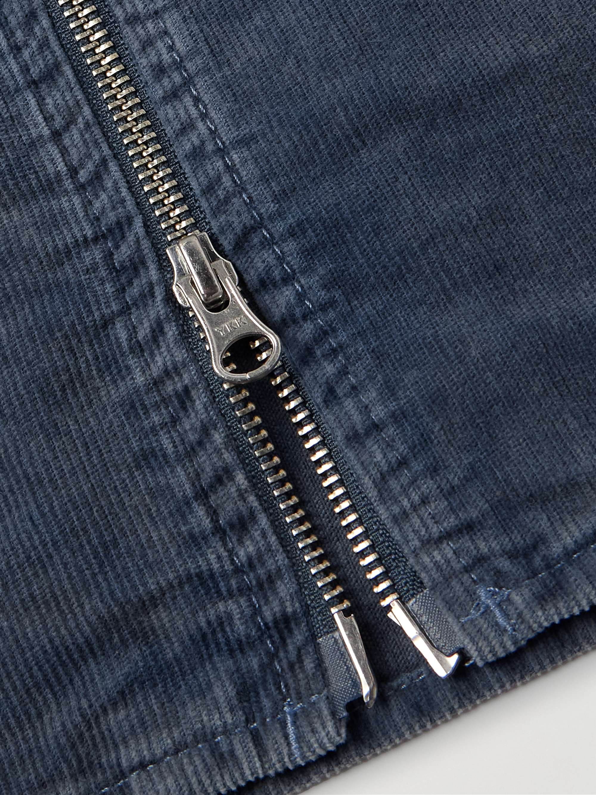 Reynold Logo-Appliquéd Cotton-Corduroy Overshirt view